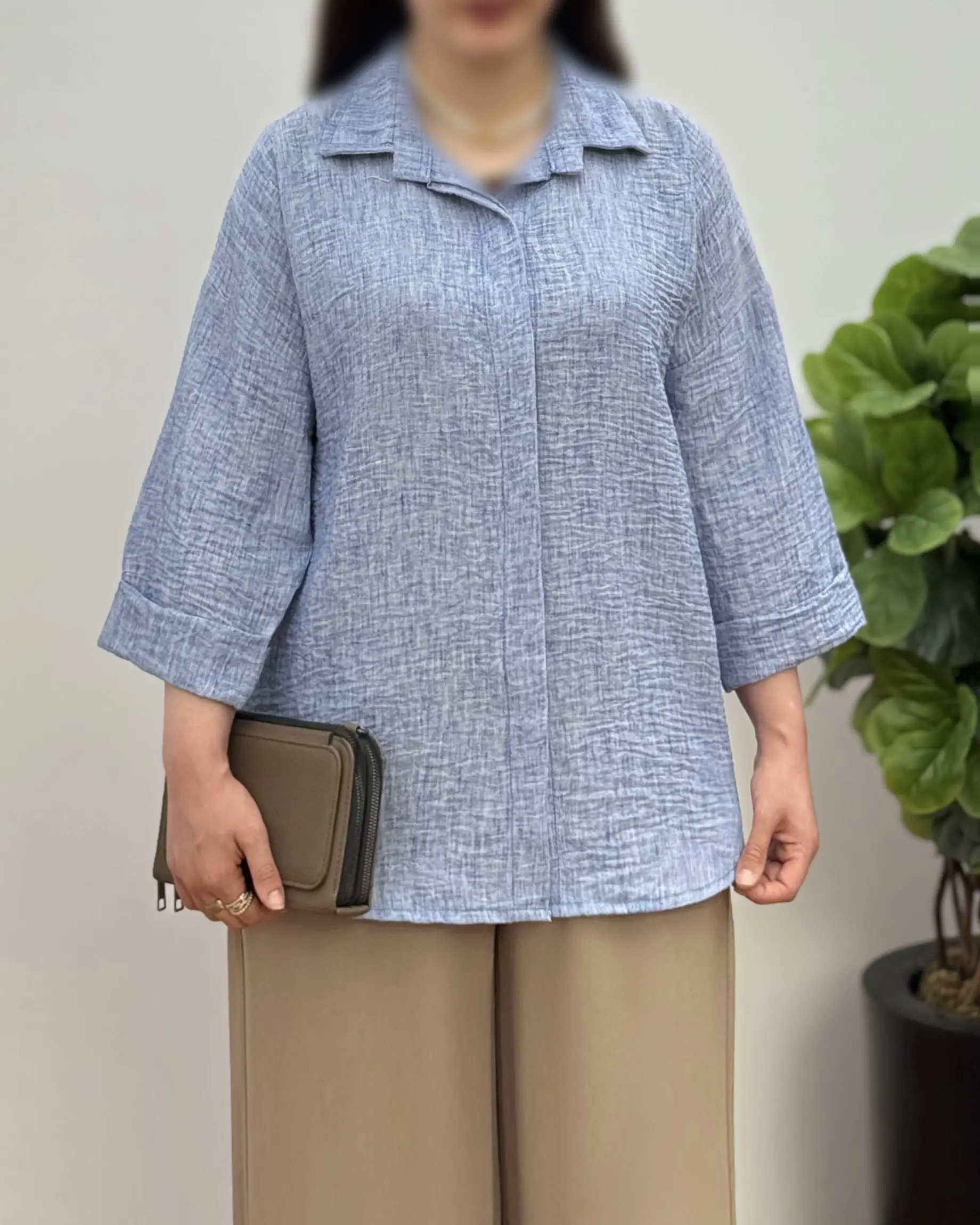 شومیز خنک لینن زارا