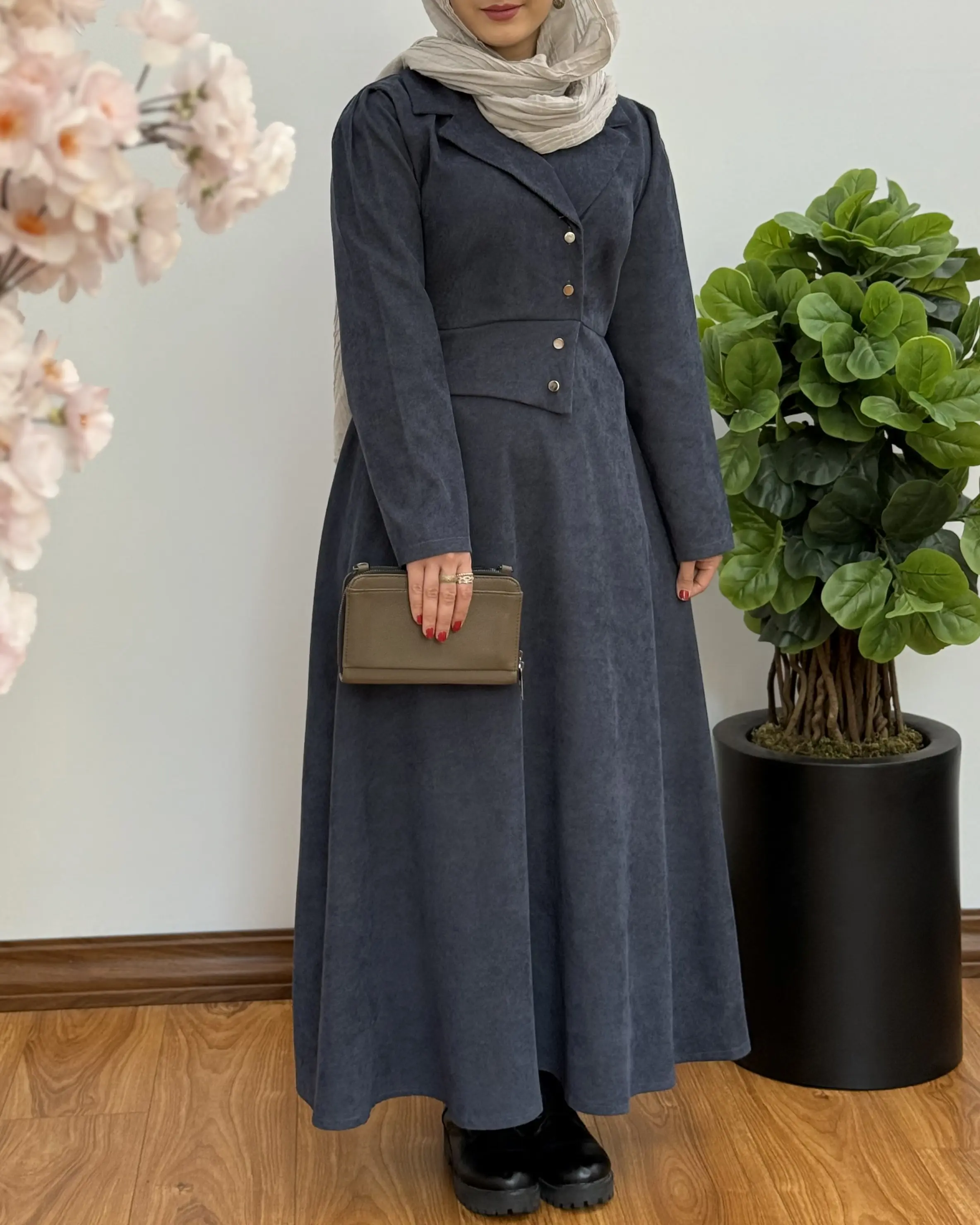 پیراهن مانتویی آتنا