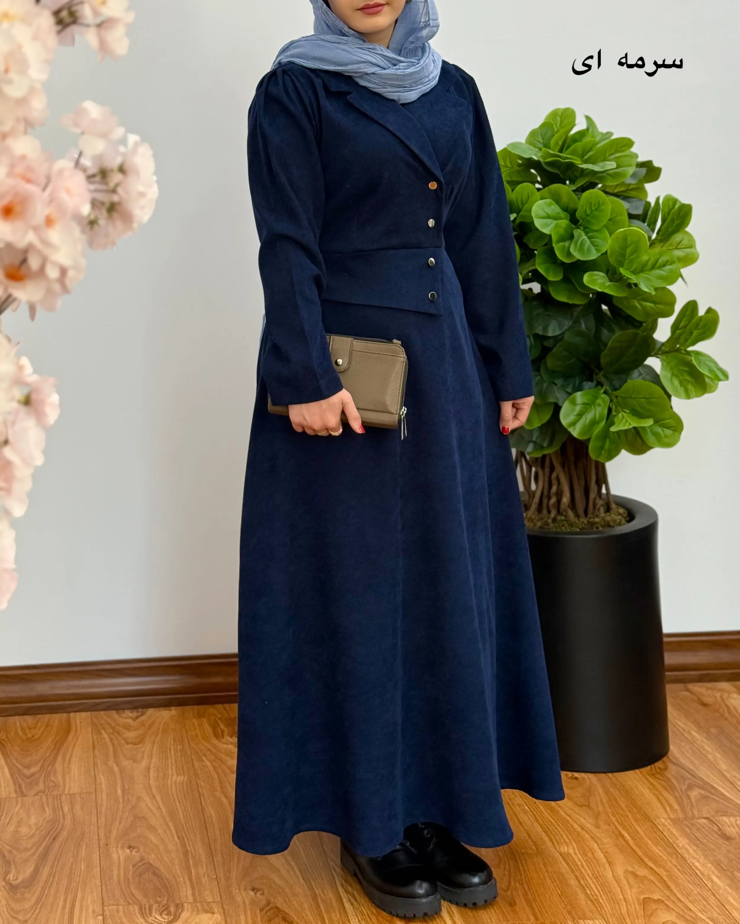 پیراهن مانتویی آتنا