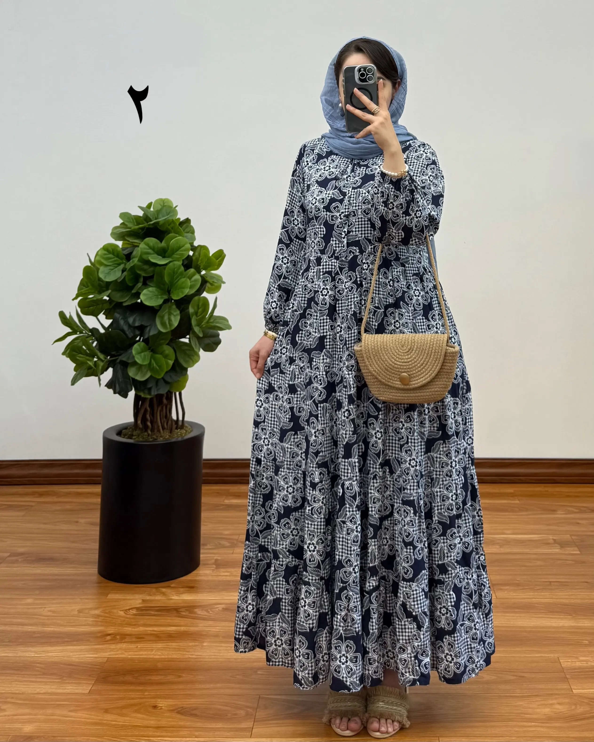 پیراهن نخی سروناز