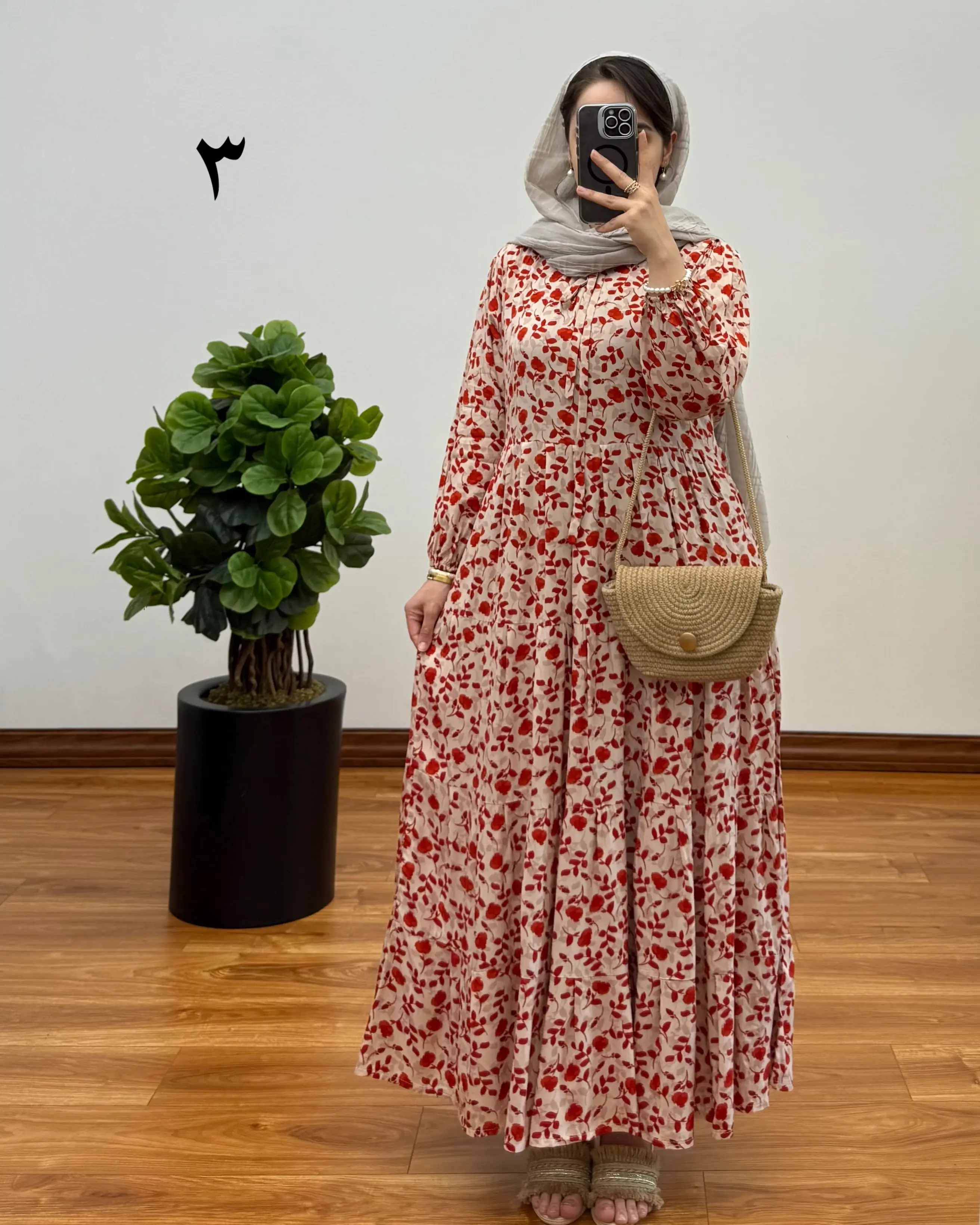 پیراهن نخی سروناز