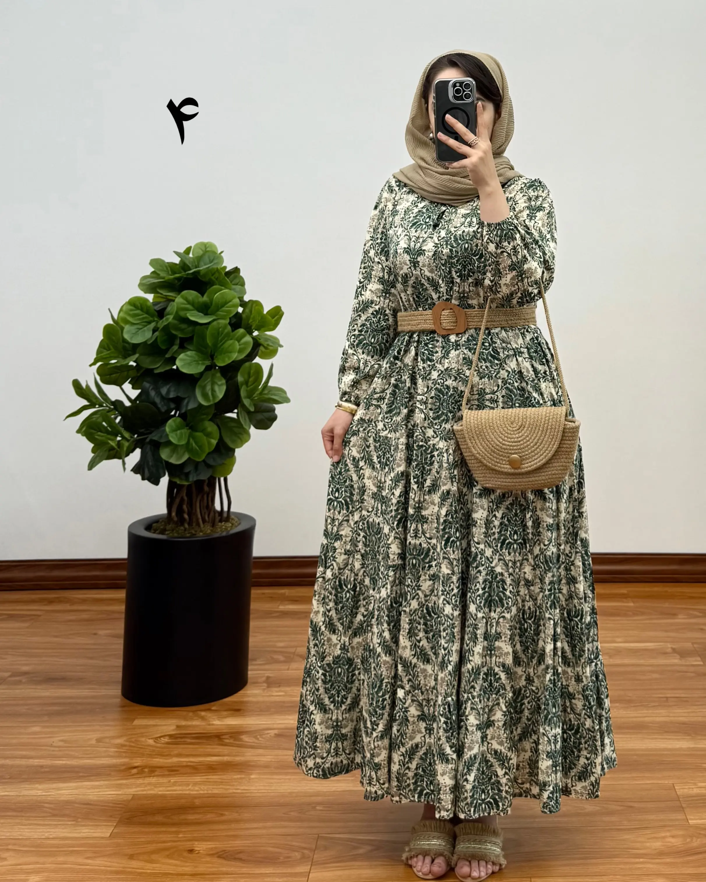 پیراهن نخی سروناز