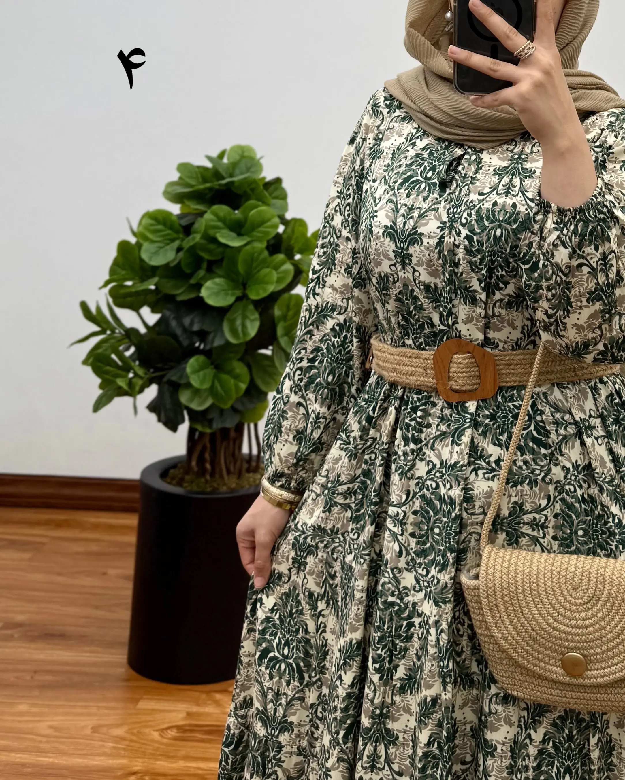 پیراهن نخی سروناز