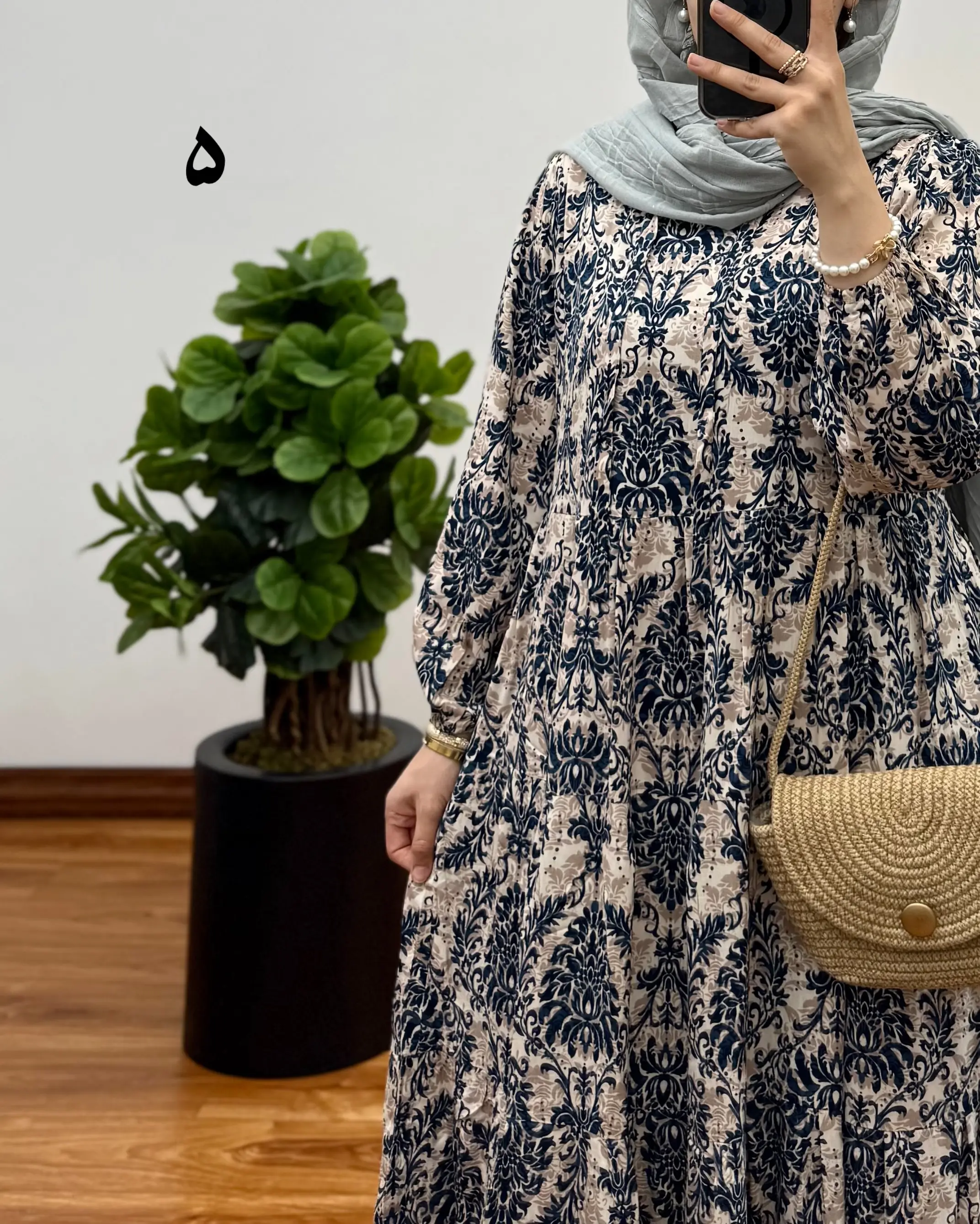 پیراهن نخی سروناز