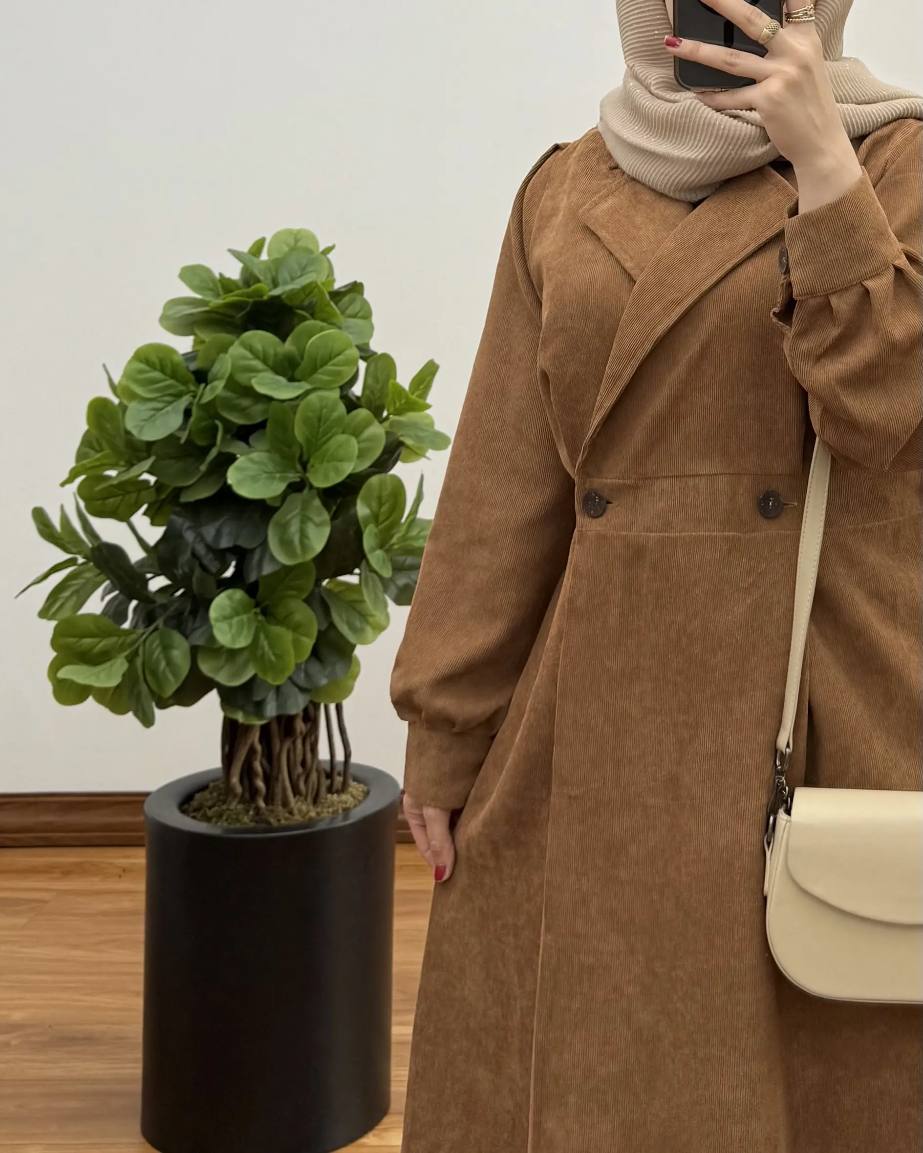 مانتو کبریتی بلند غزال