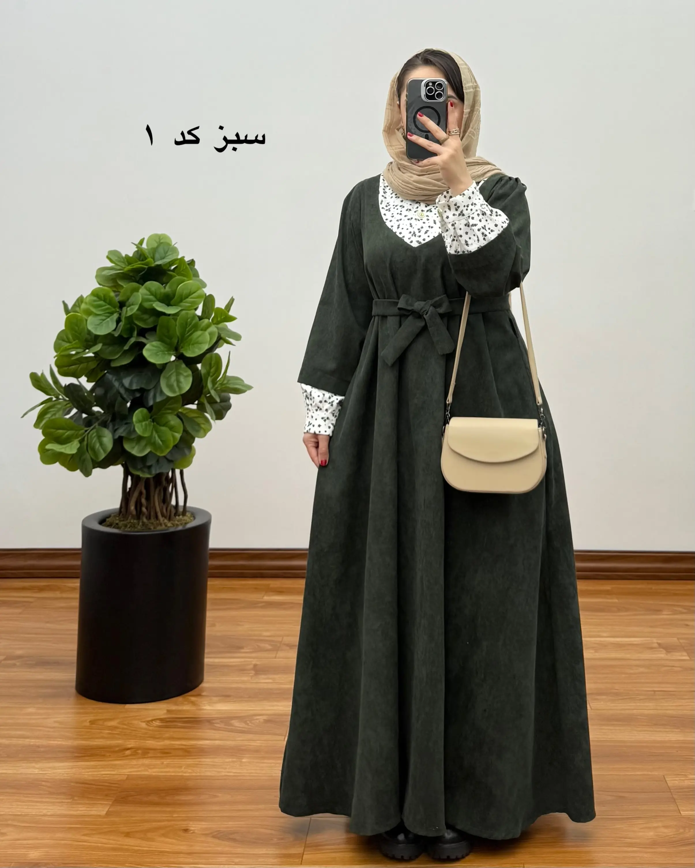 پیراهن مانتویی سوپر کلوش مهرانه