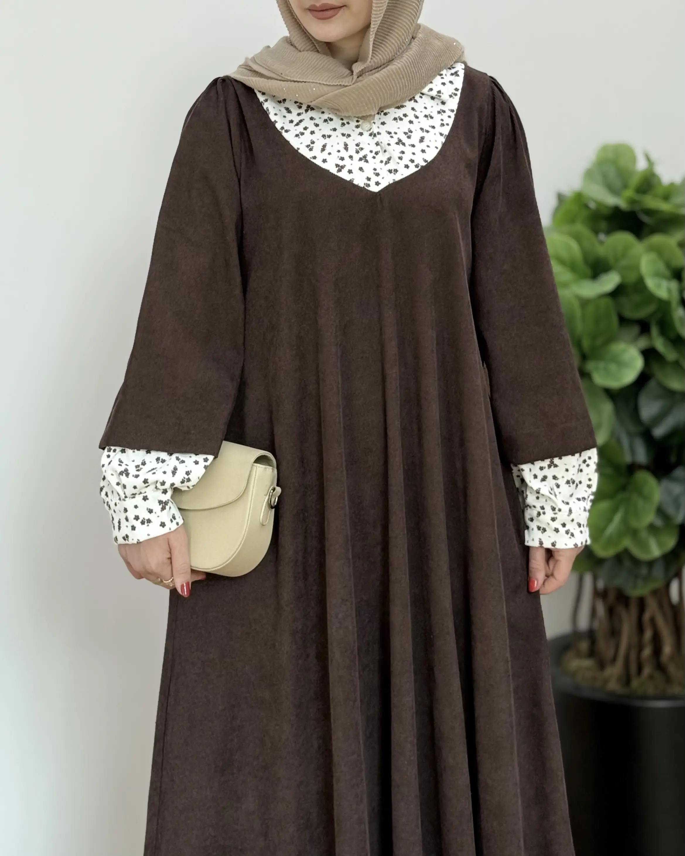 پیراهن مانتویی سوپر کلوش مهرانه ۷