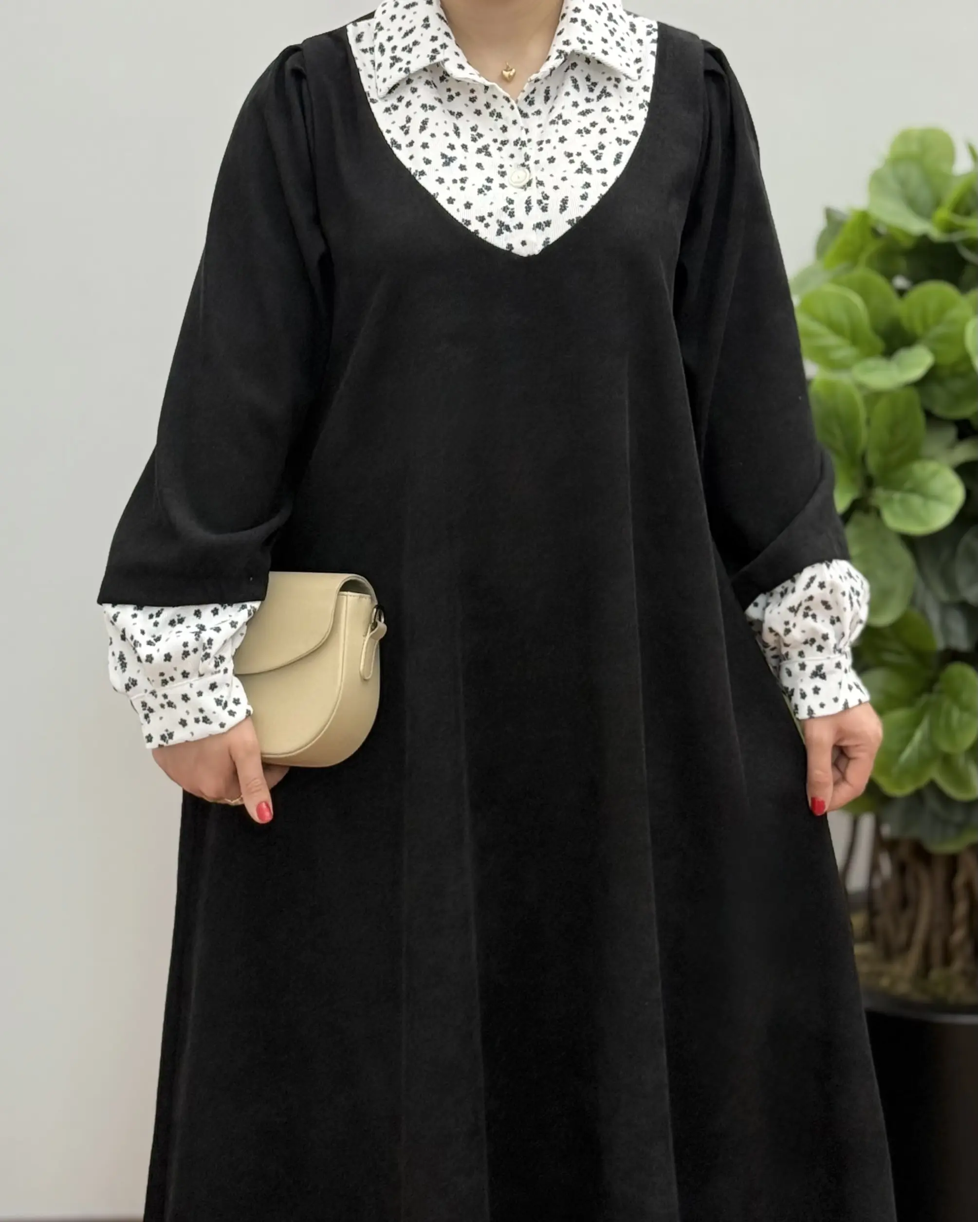 پیراهن مانتویی سوپر کلوش مهرانه ۷