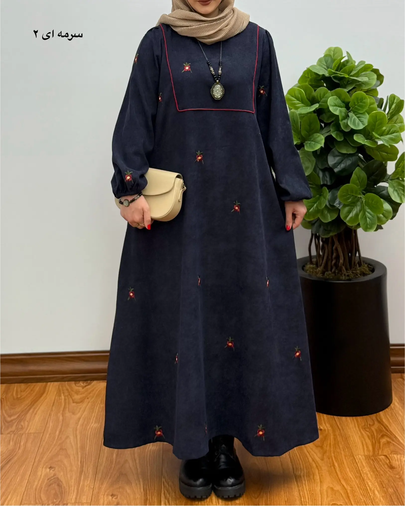 پیراهن مانتویی مزونی ترنم ۲