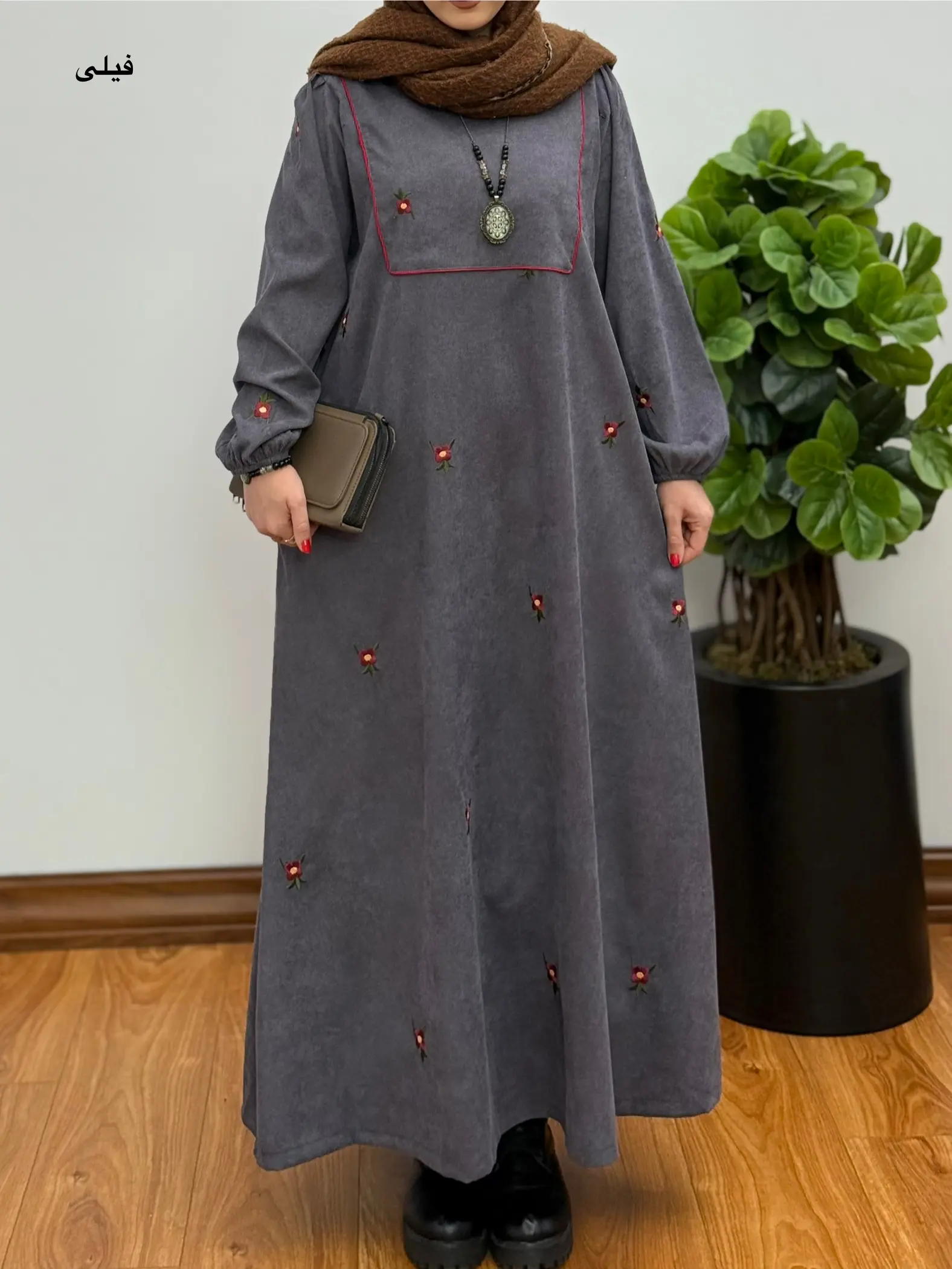 پیراهن مانتویی مزونی ترنم ۲