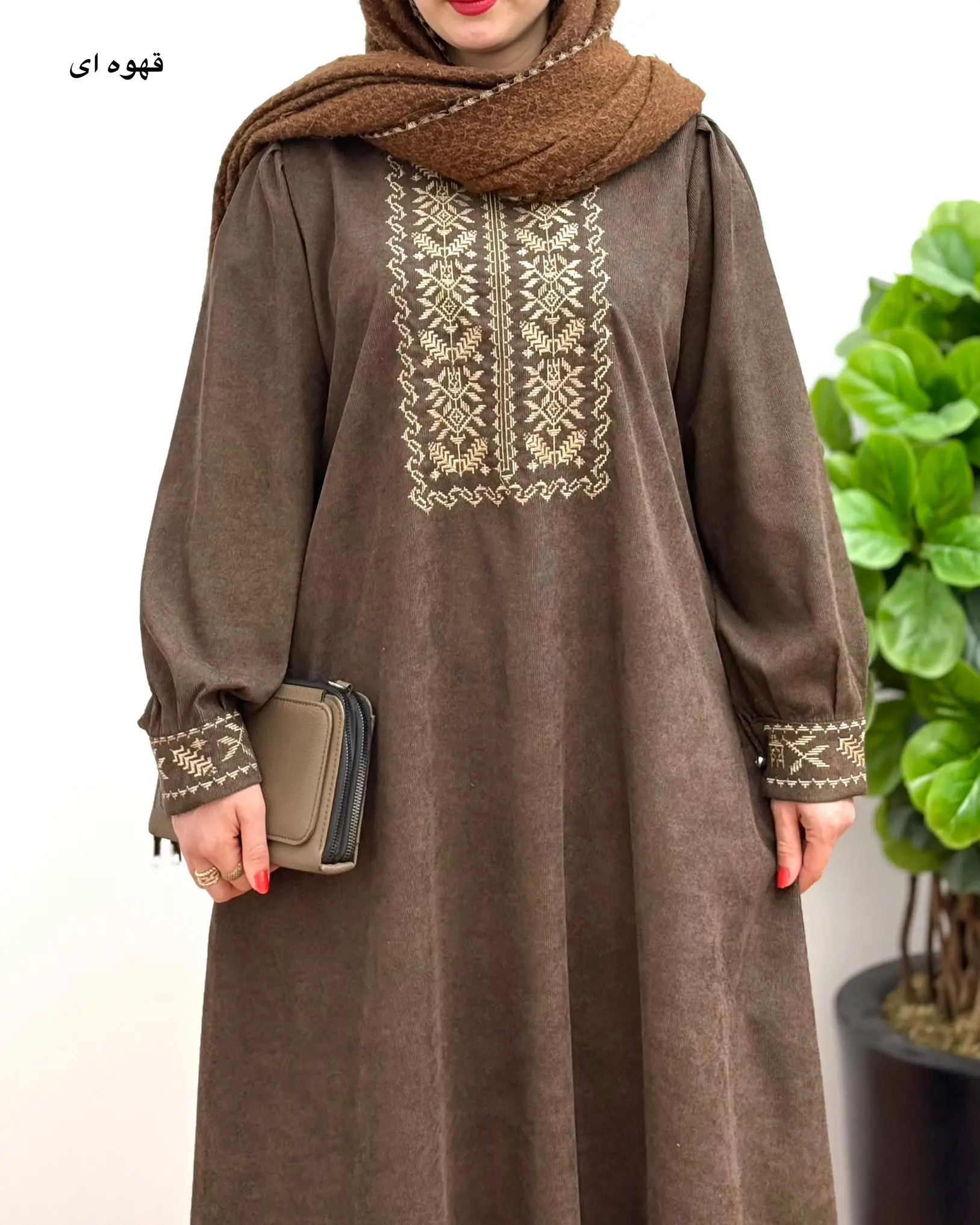 پیراهن مانتویی مزونی ترگل ۲