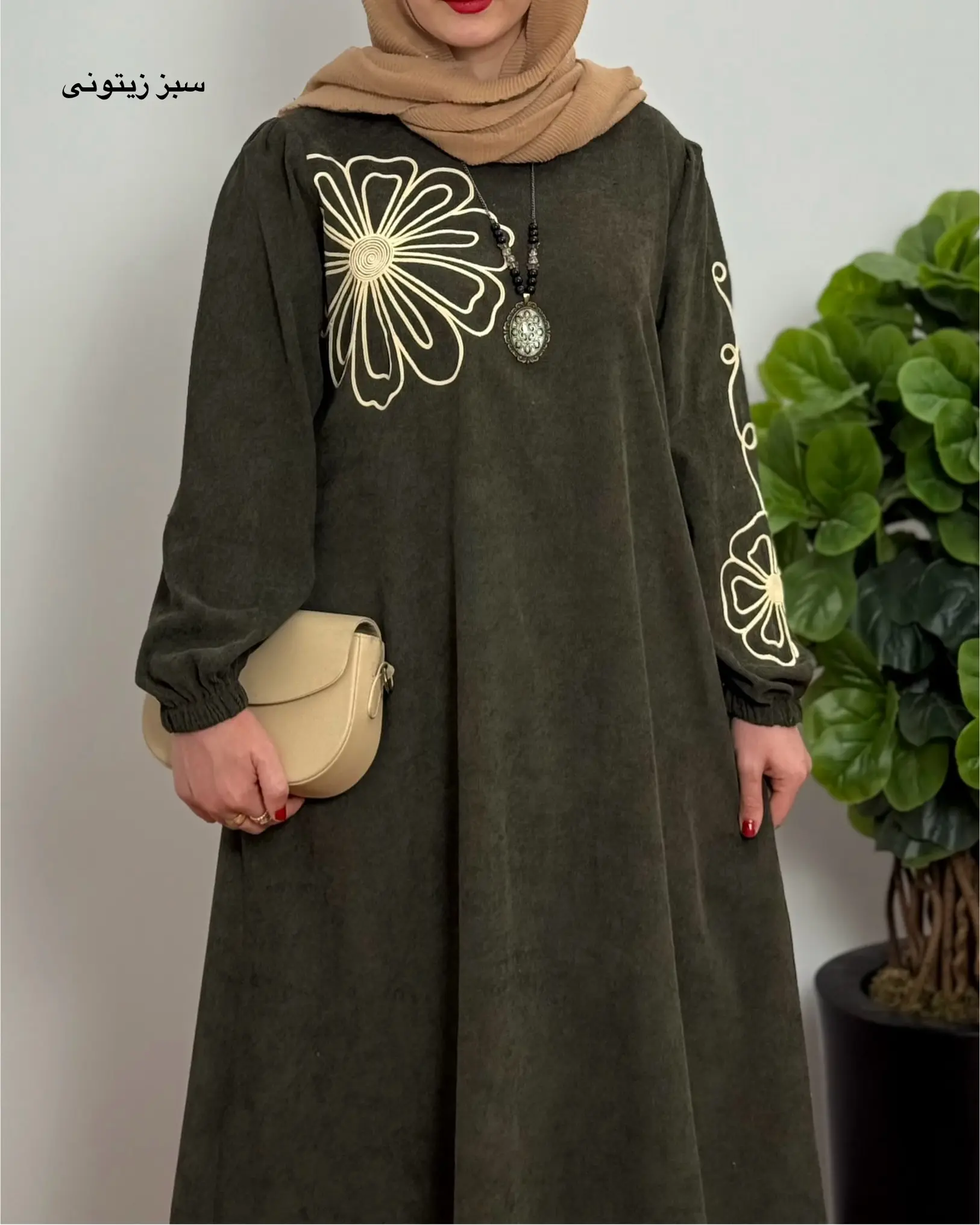 پیراهن مانتویی سوپر کلوش مهتاب ۱