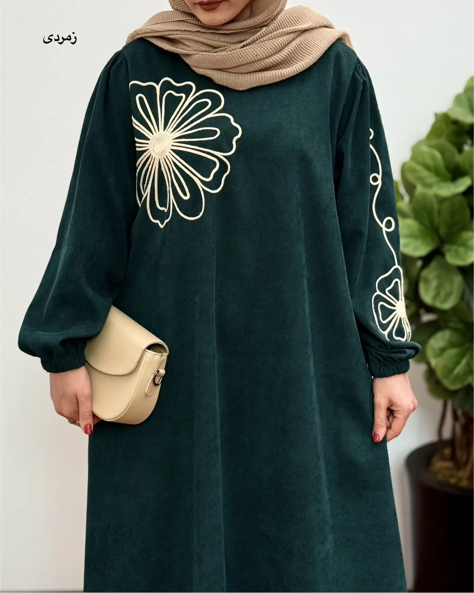 پیراهن مانتویی سوپر کلوش مهتاب ۱