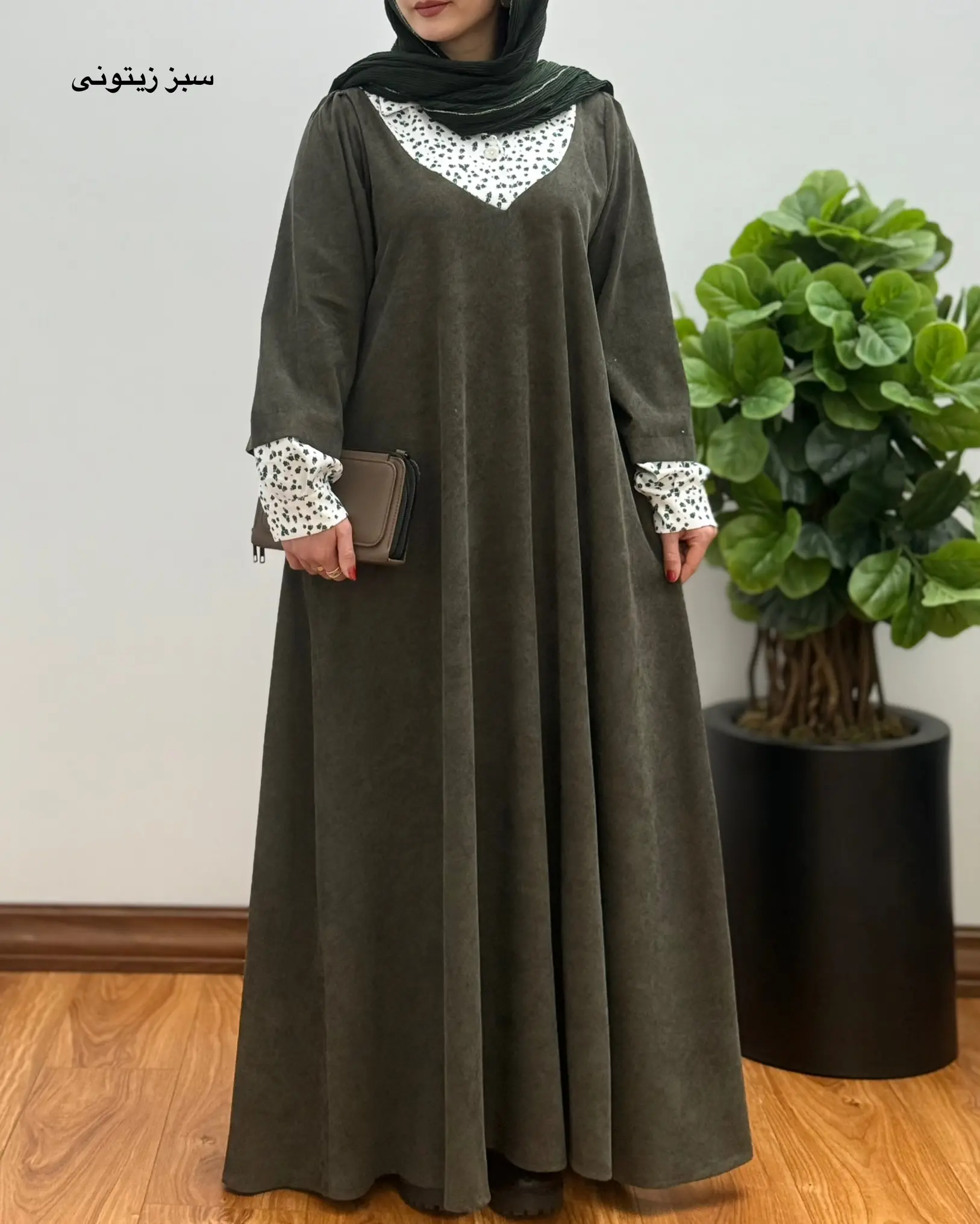 پیراهن مانتویی سوپر کلوش مهرانه ۸