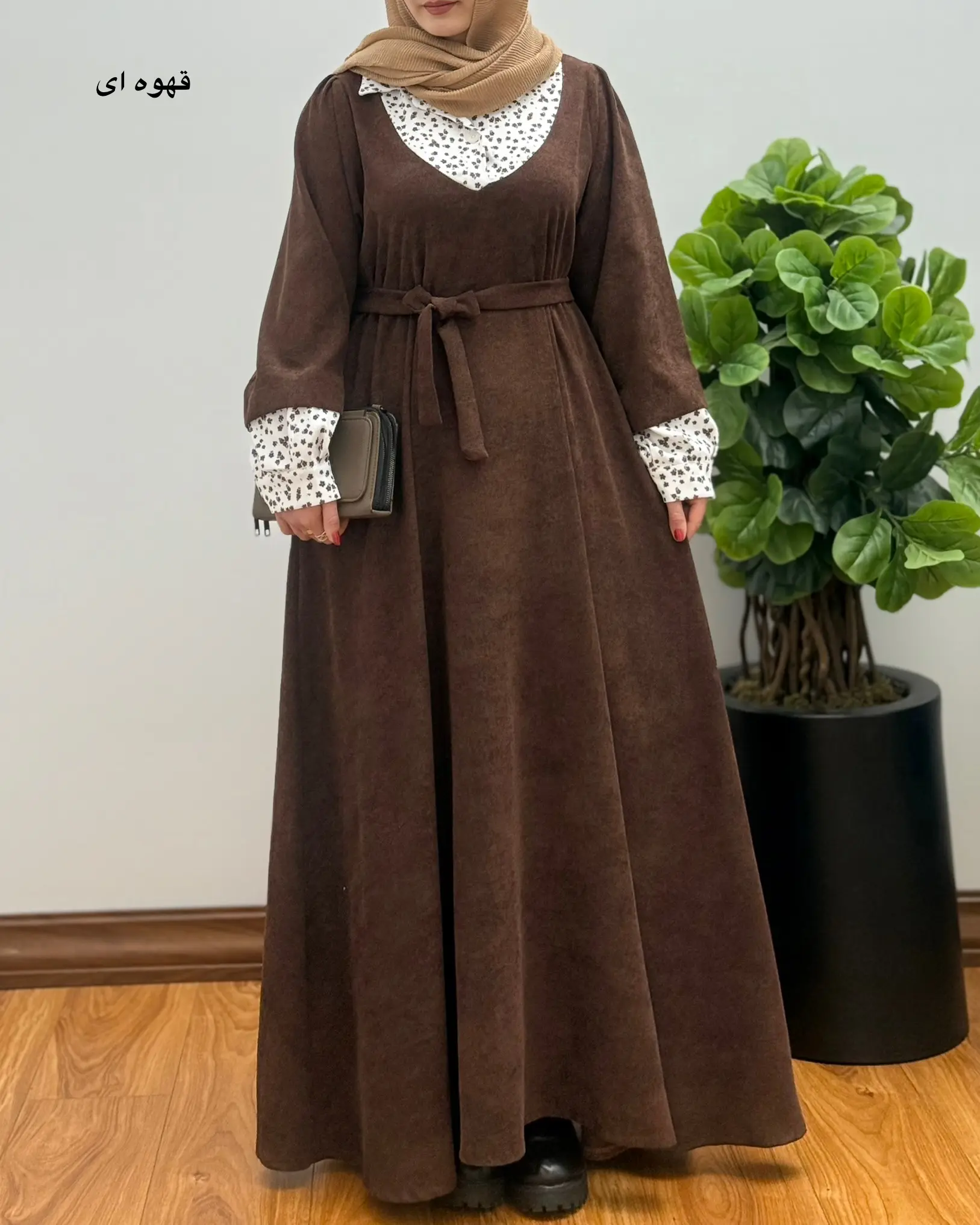 پیراهن مانتویی سوپر کلوش مهرانه ۸