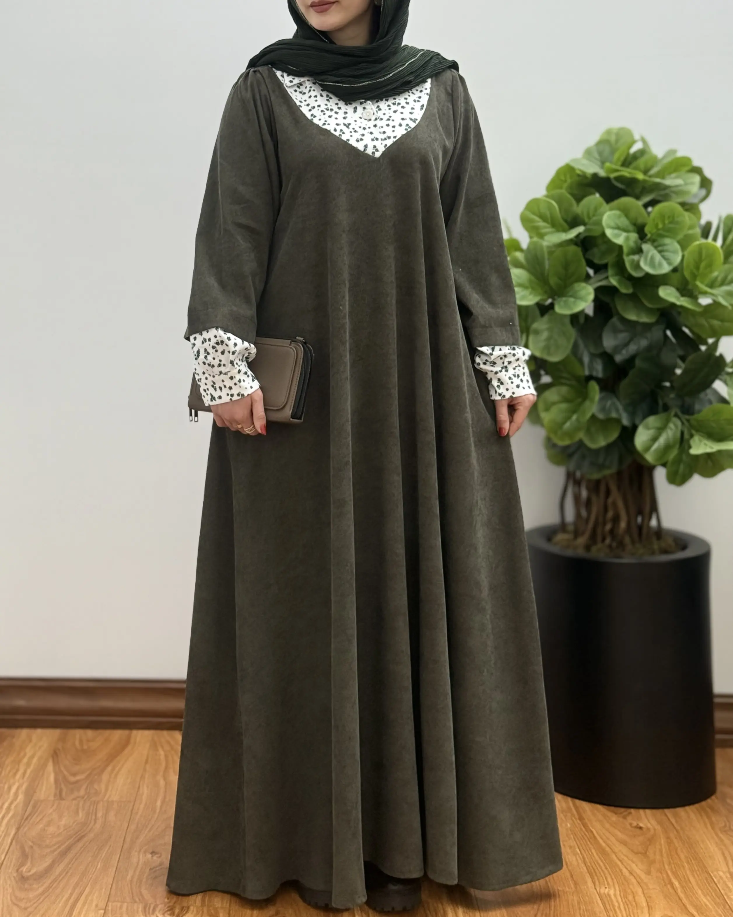 پیراهن مانتویی سوپر کلوش مهرانه ۸