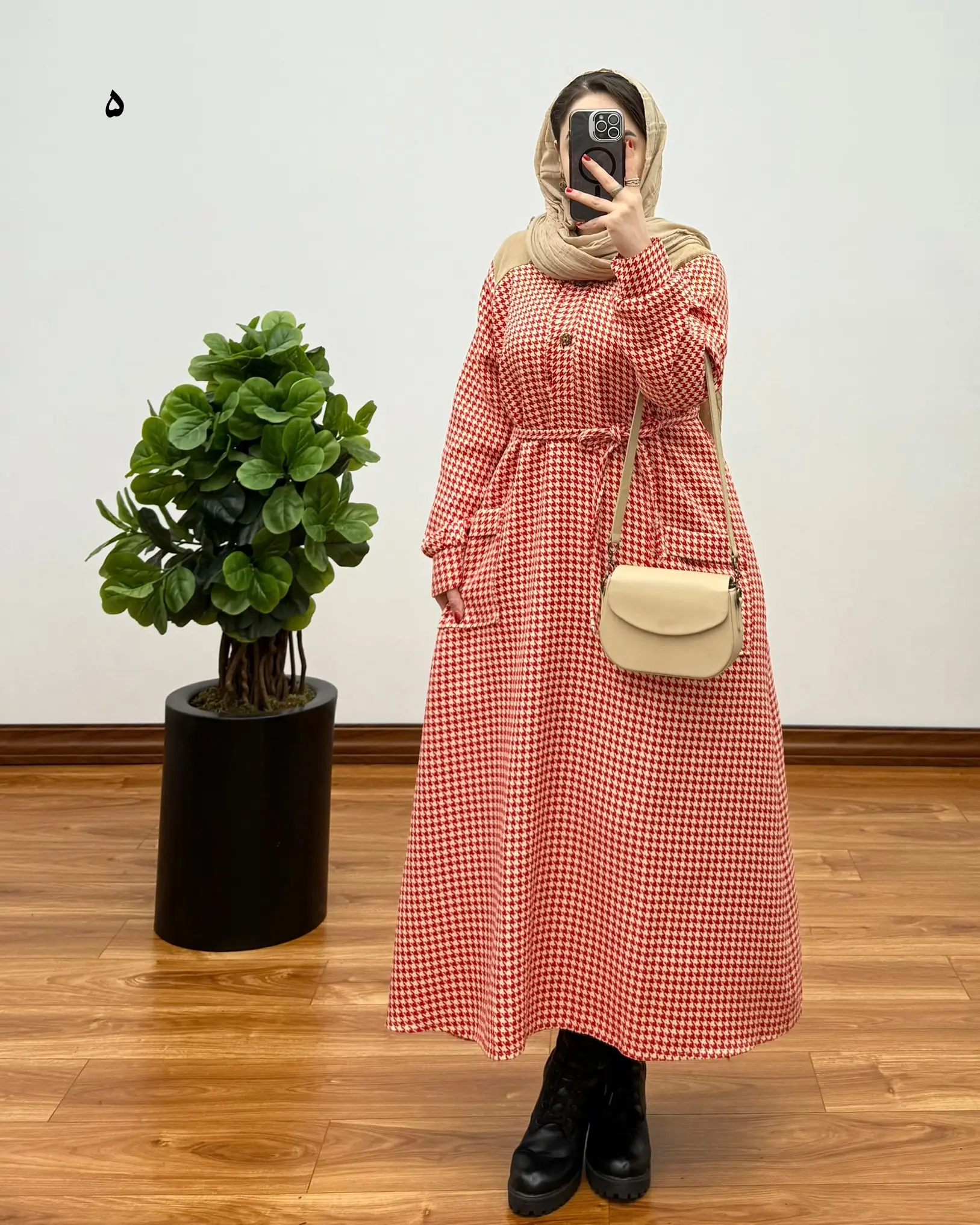 پیراهن مانتویی پیچازی