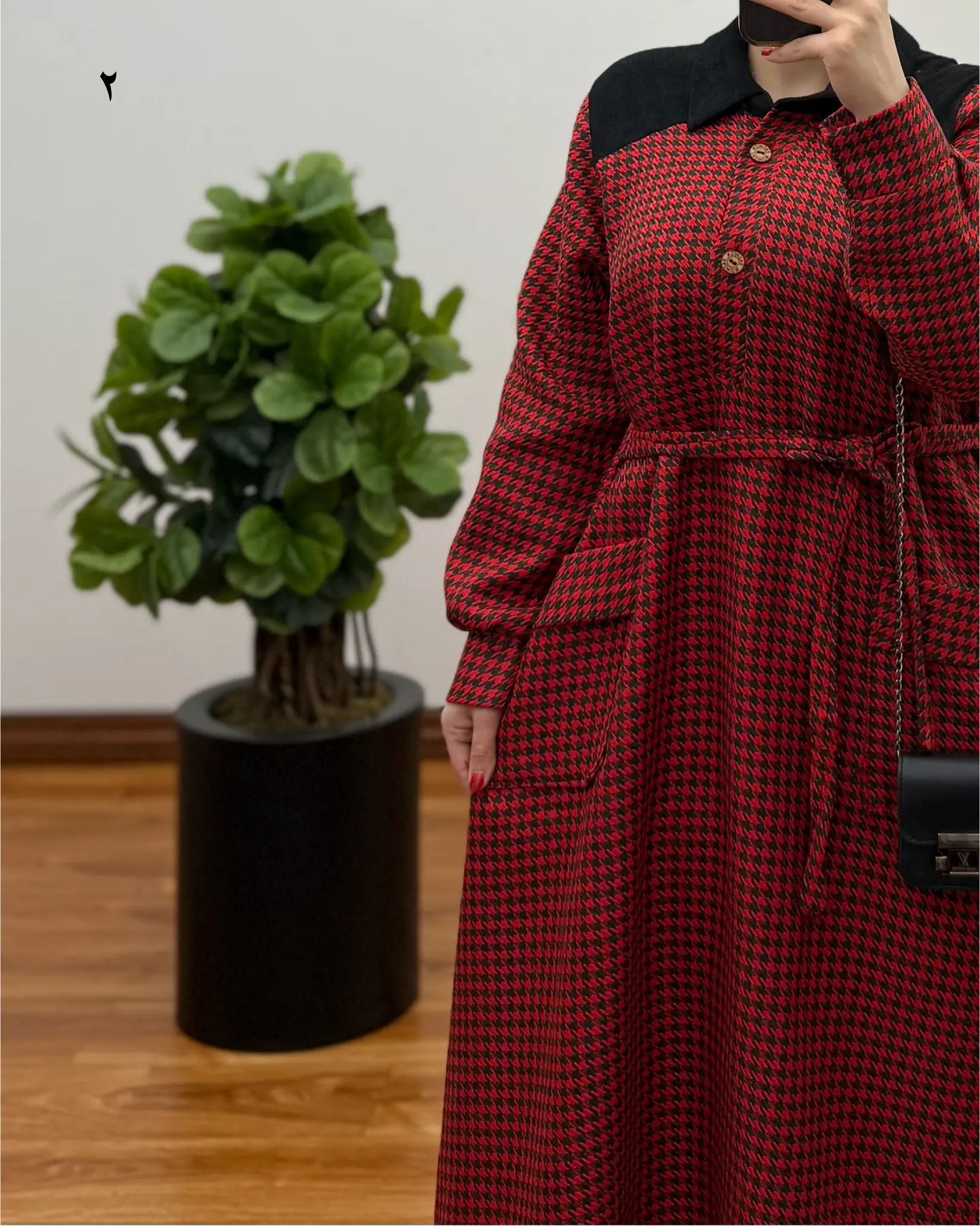 پیراهن مانتویی پیچازی