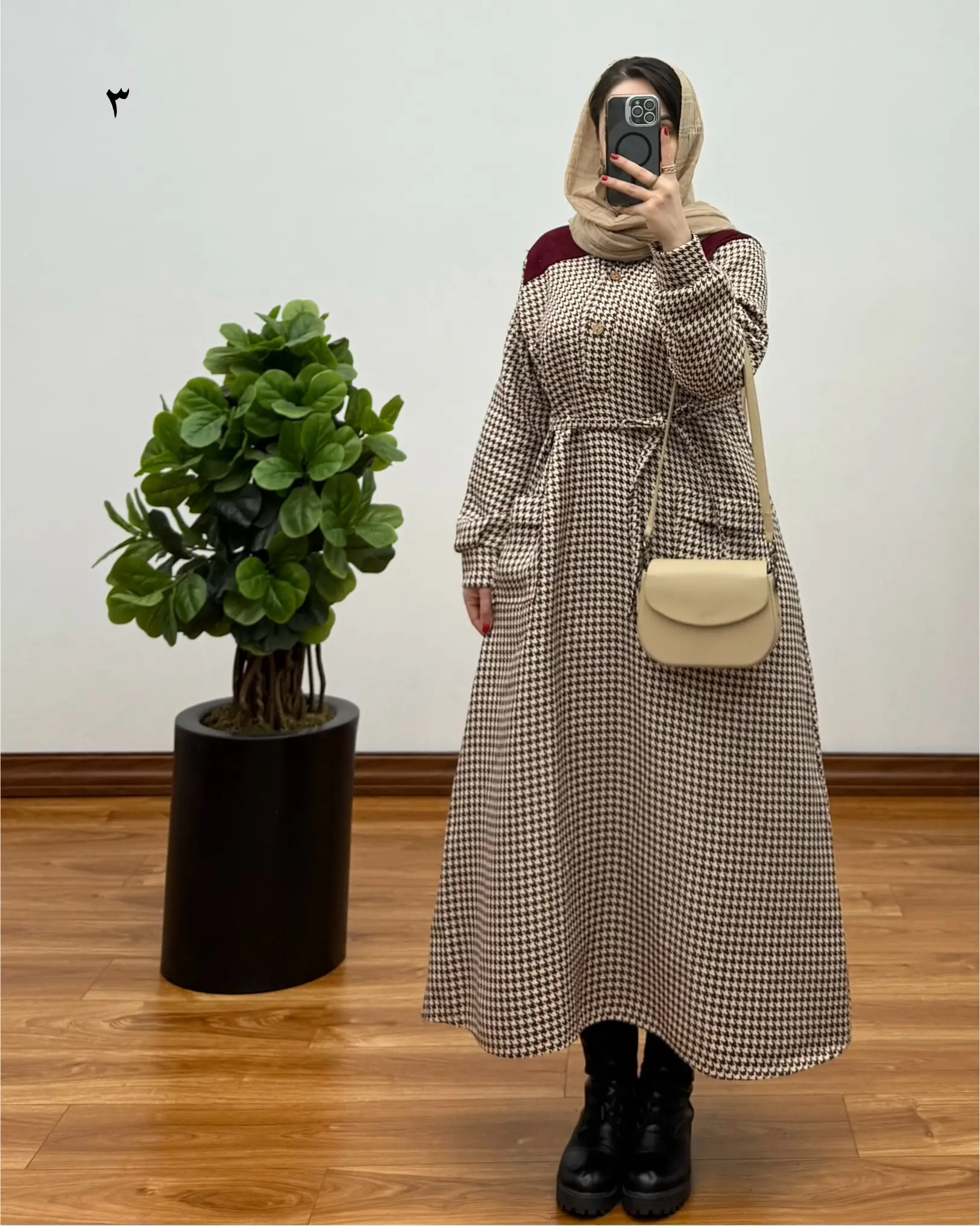 پیراهن مانتویی پیچازی