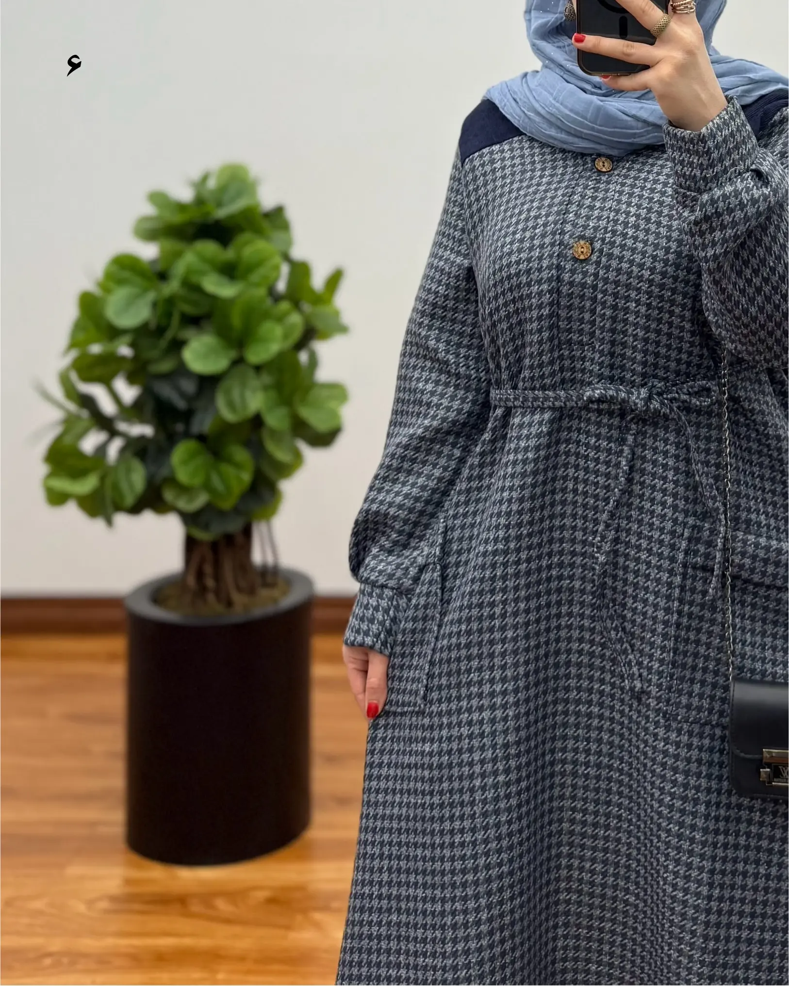 پیراهن مانتویی پیچازی