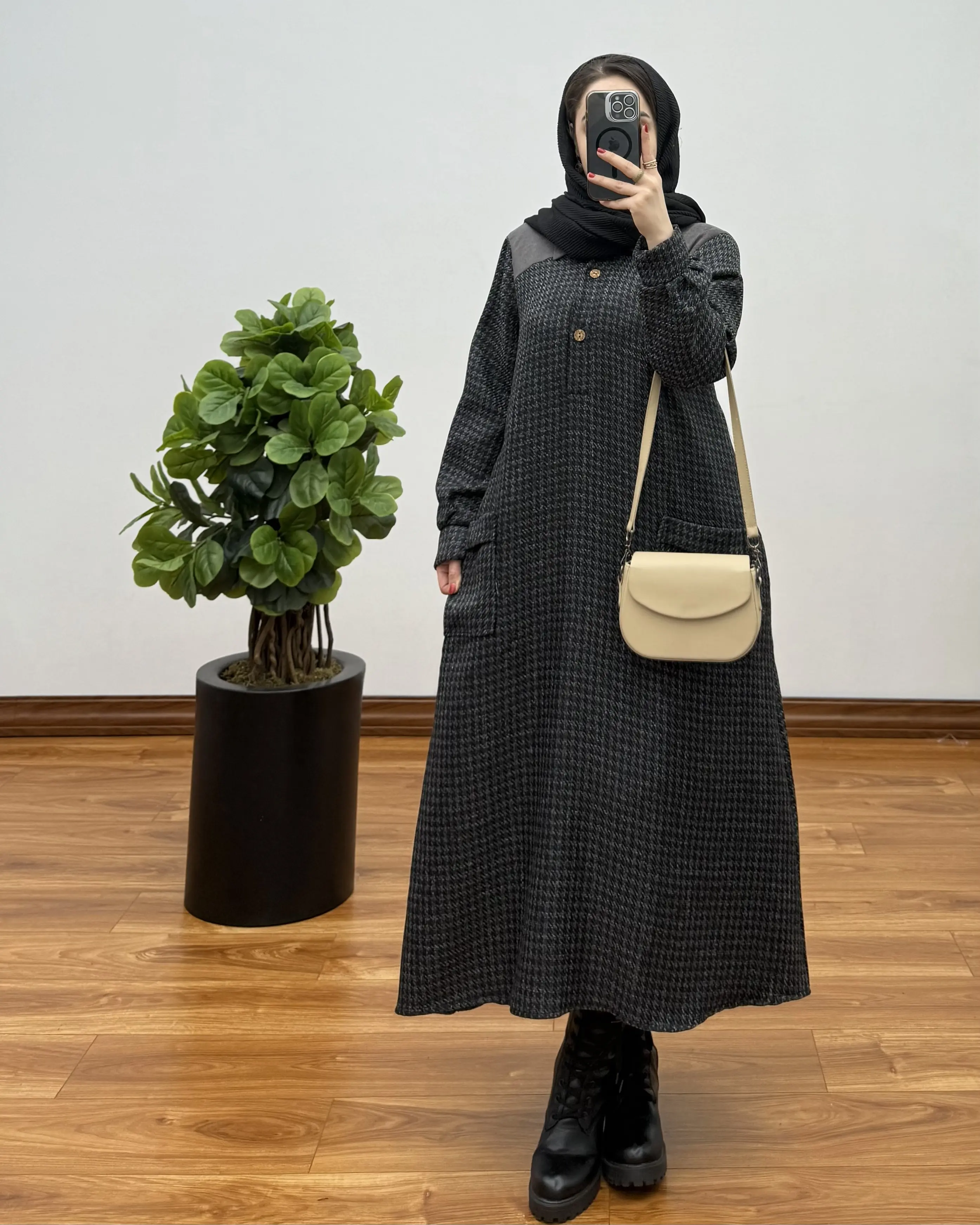 پیراهن مانتویی پیچازی