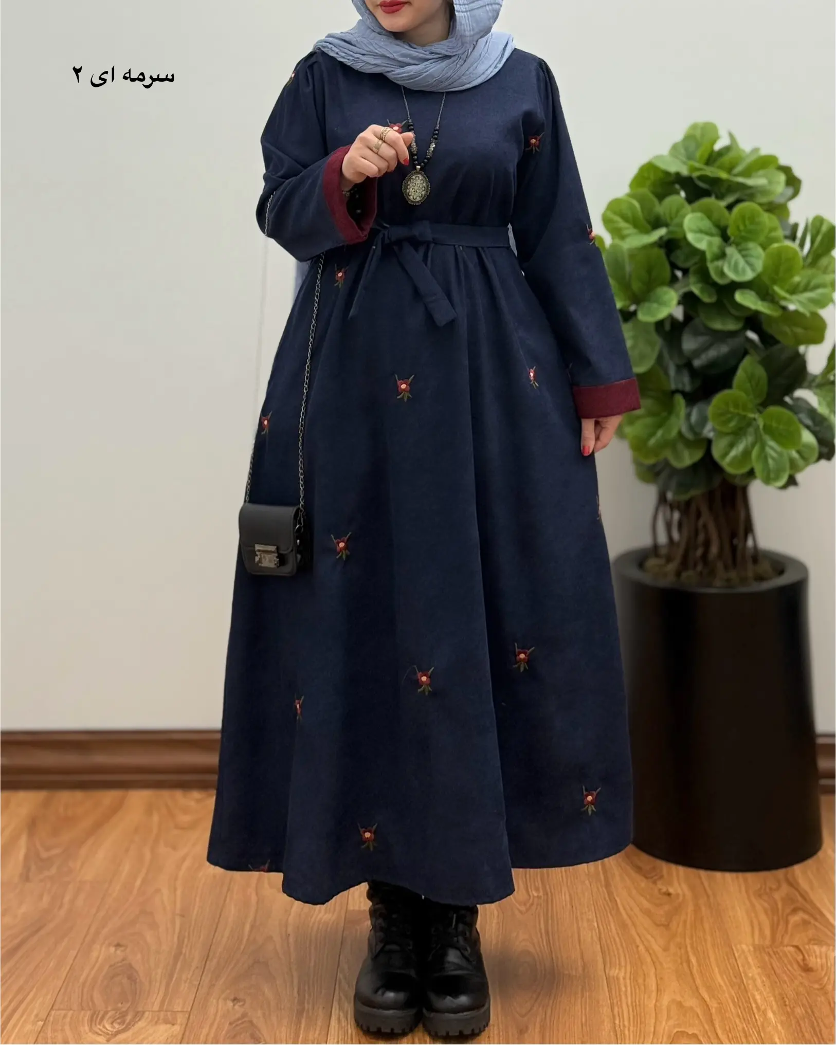 پیراهن مانتویی تبسم ۲