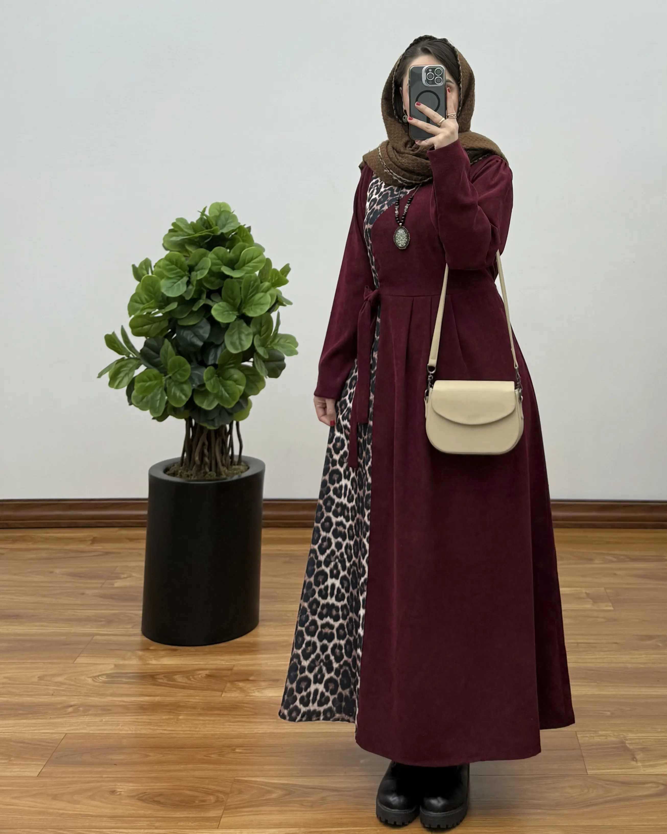 پیراهن مانتویی بهنوش