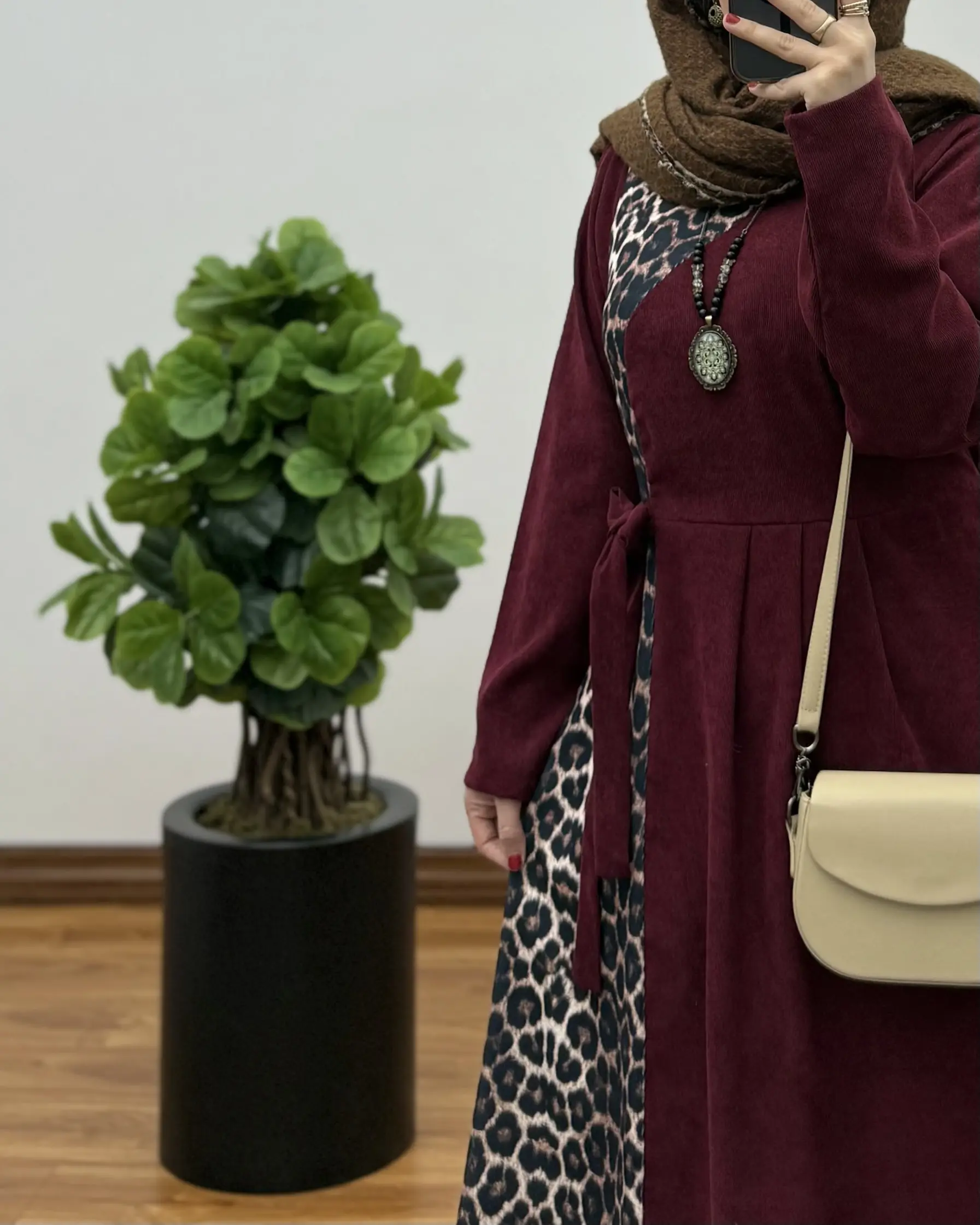 پیراهن مانتویی بهنوش