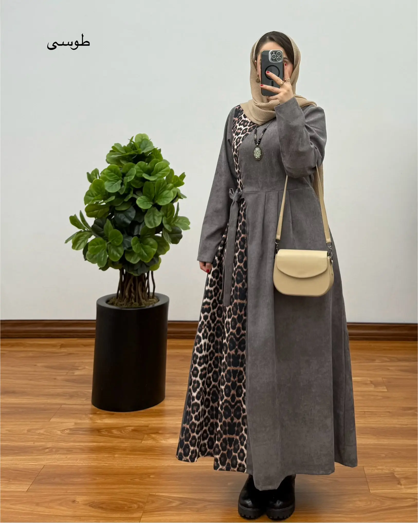 پیراهن مانتویی بهنوش