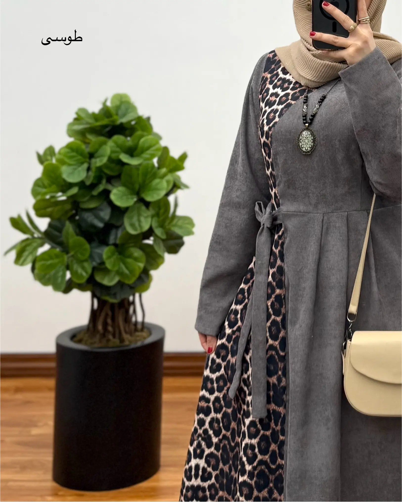 پیراهن مانتویی بهنوش