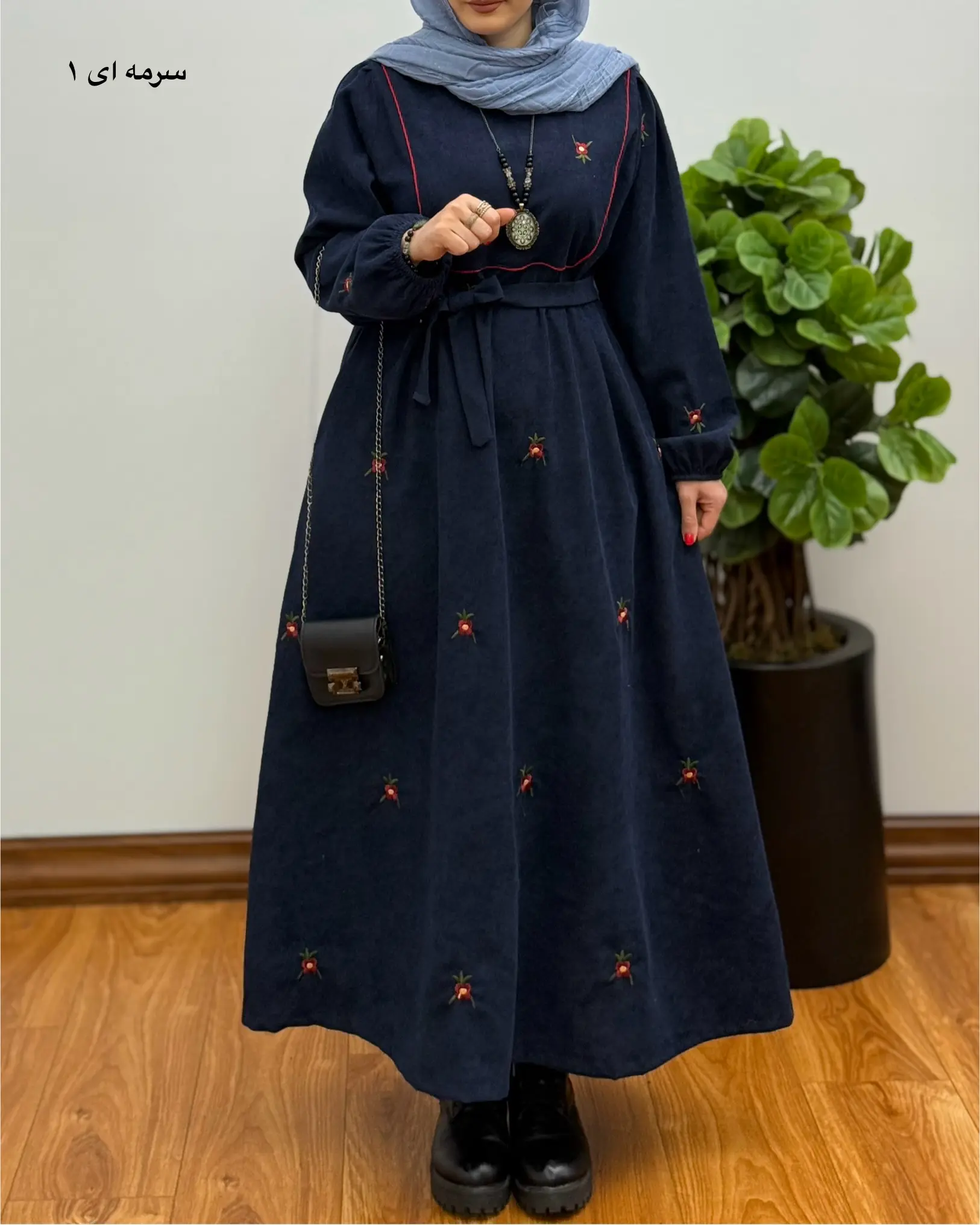 پیراهن مانتویی مزونی ترنم