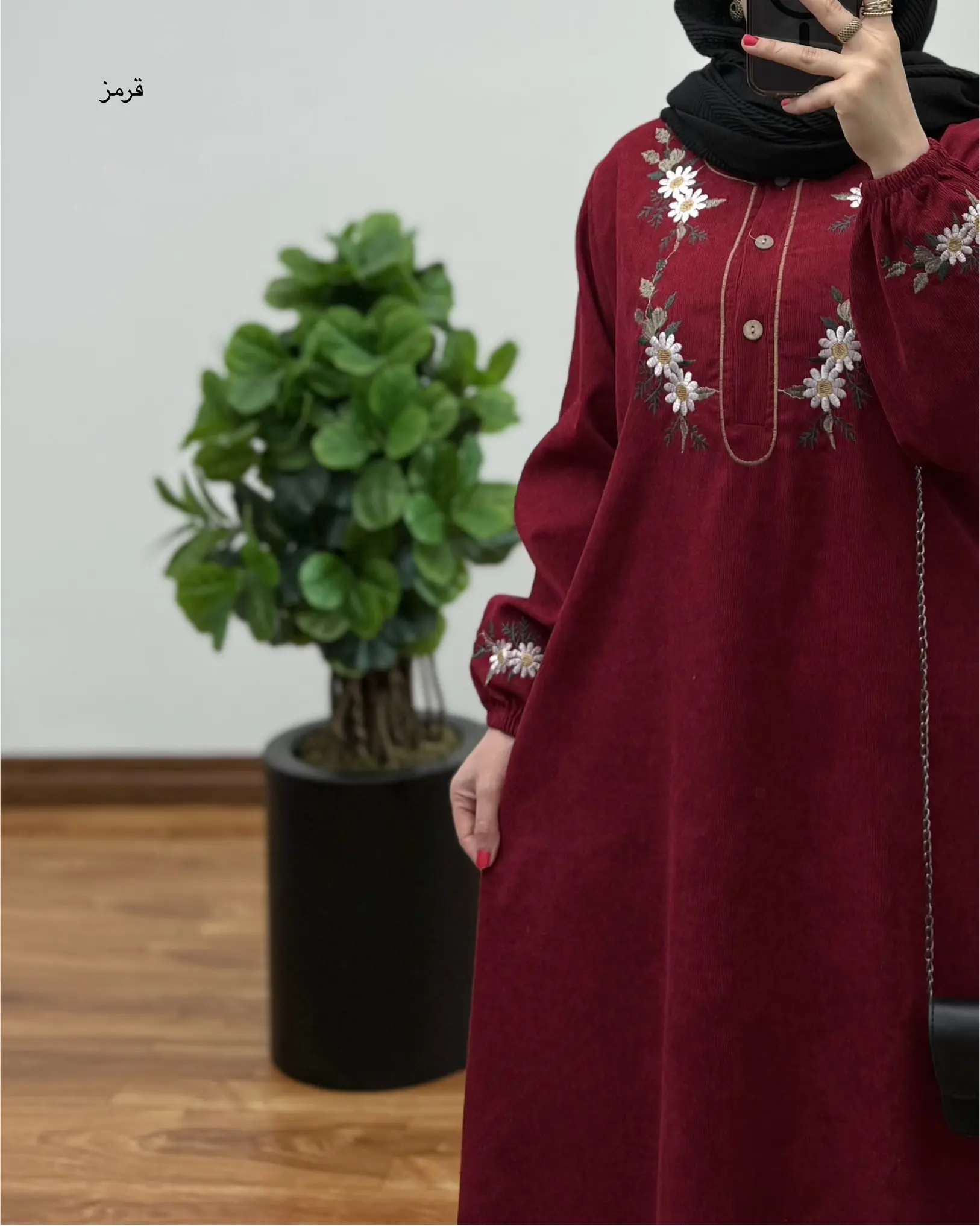 مانتو شهربانو کبریتی طرح گل ۵