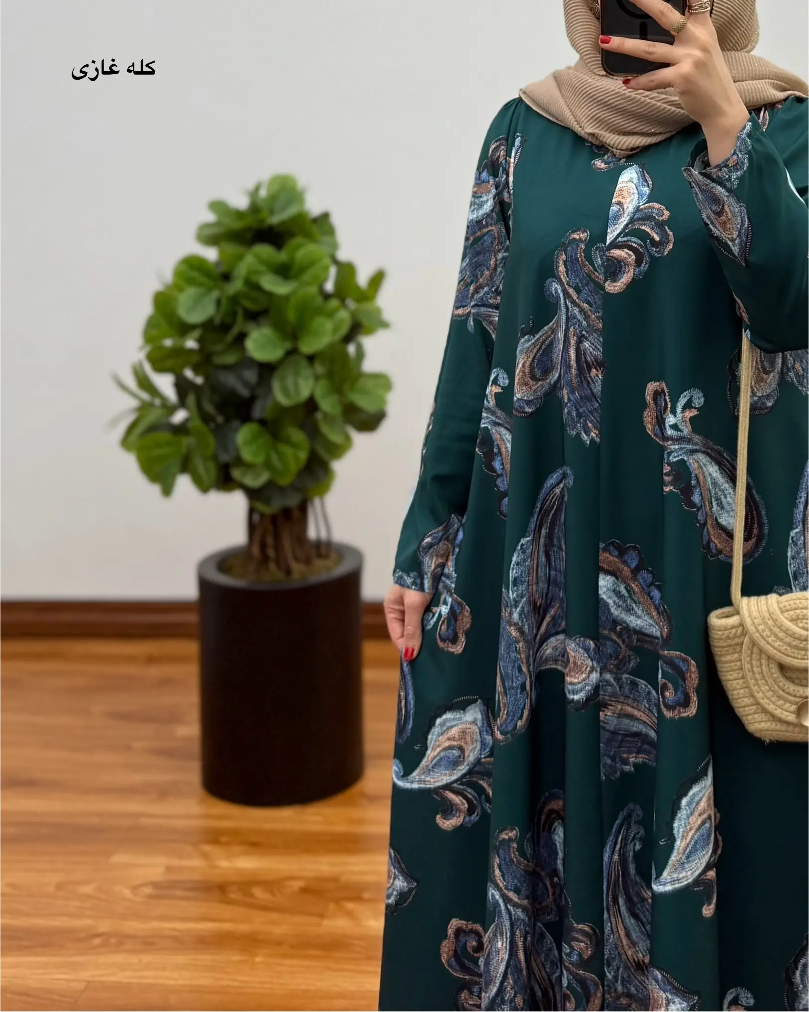 پیراهن مانتویی ایتالیایی ترمه ۶