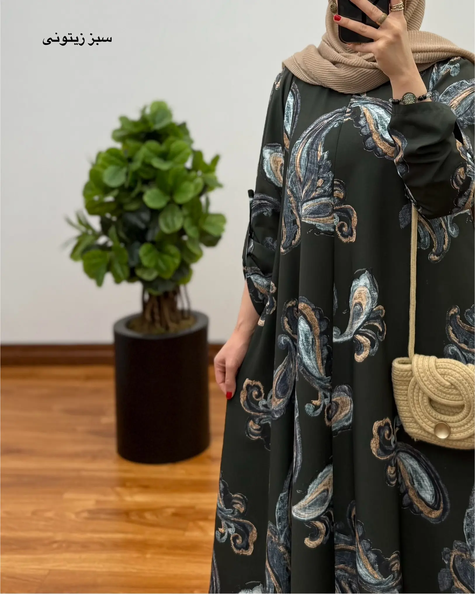 پیراهن مانتویی ایتالیایی ترمه ۶