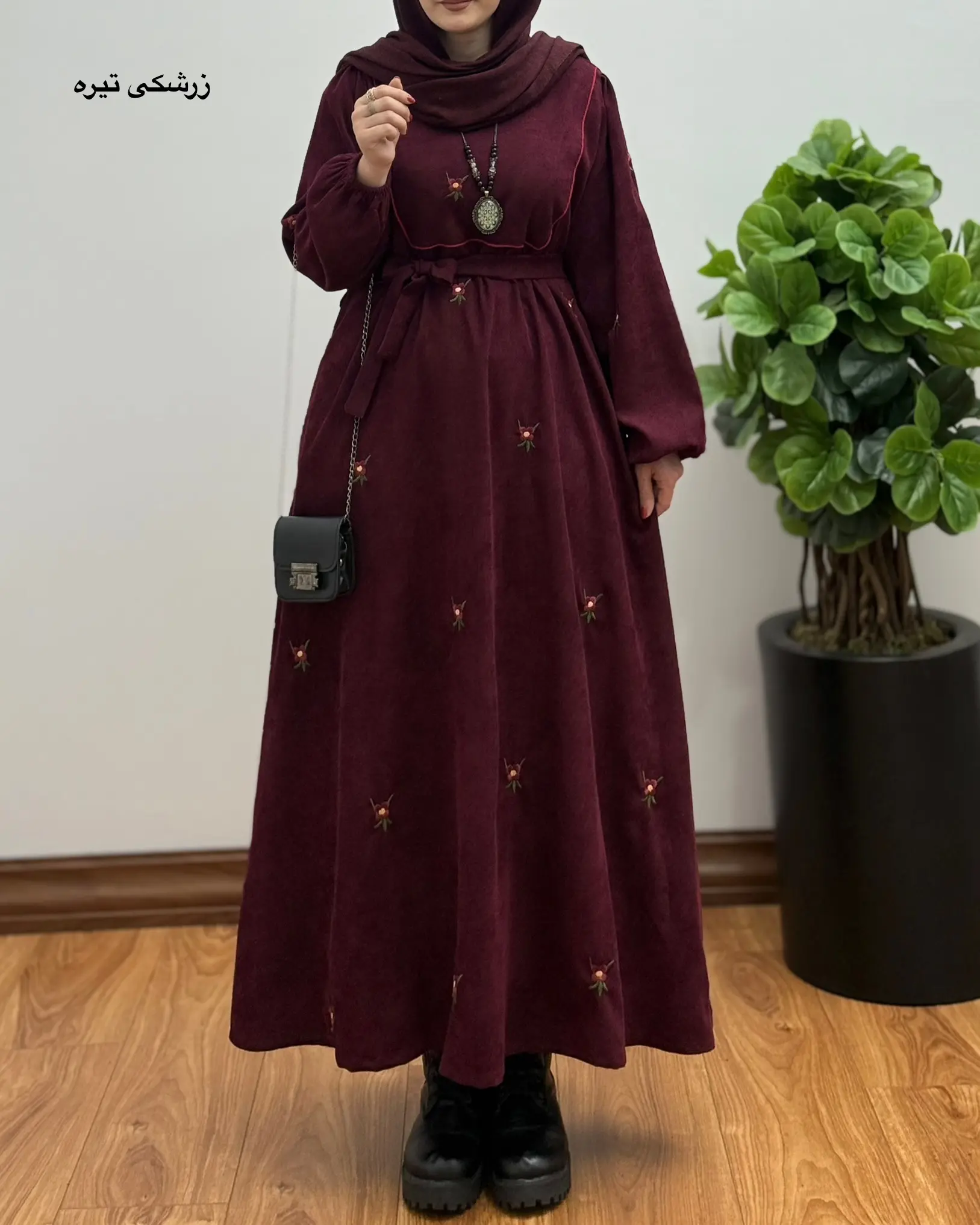 پیراهن مانتویی مزونی ترنم ( ویژه یلدا )