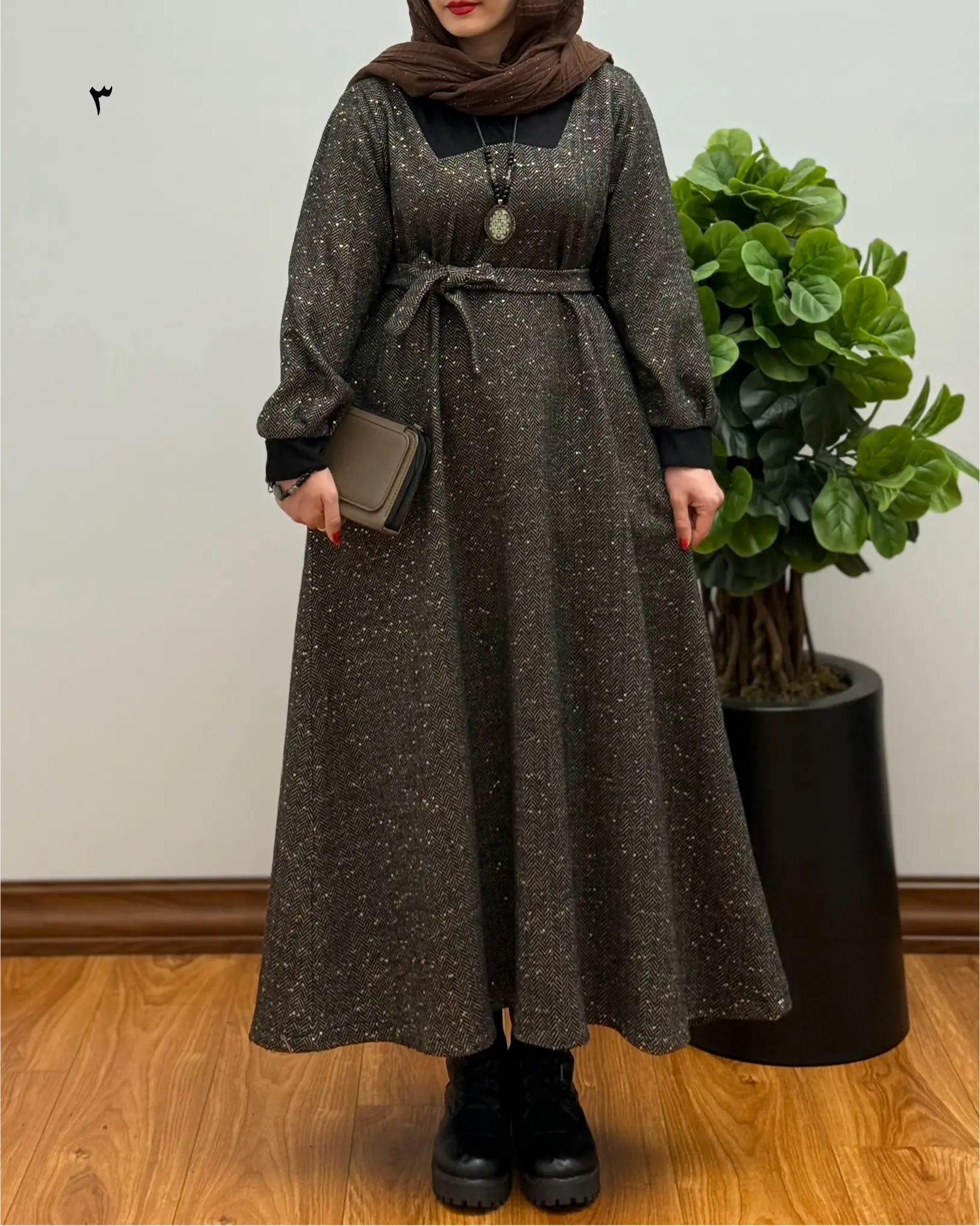 پیراهن پشمی خاتون