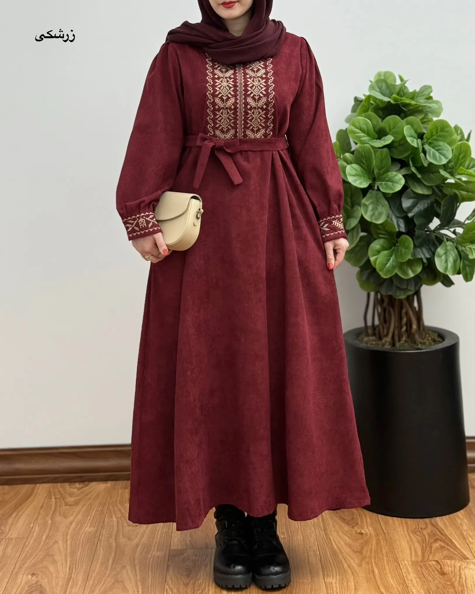 پیراهن مانتویی مزونی ترگل ۱