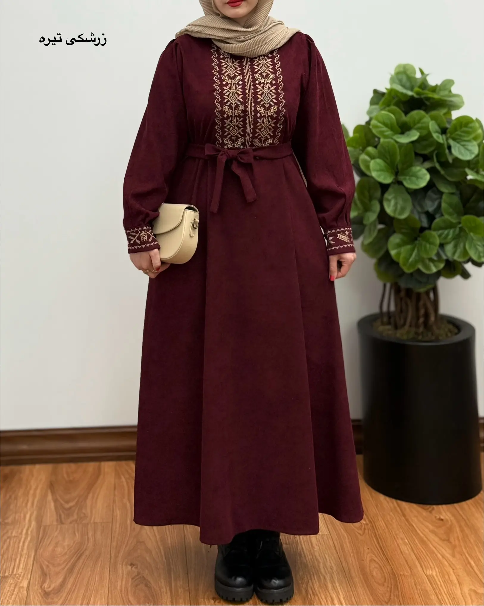 پیراهن مانتویی مزونی ترگل ۱