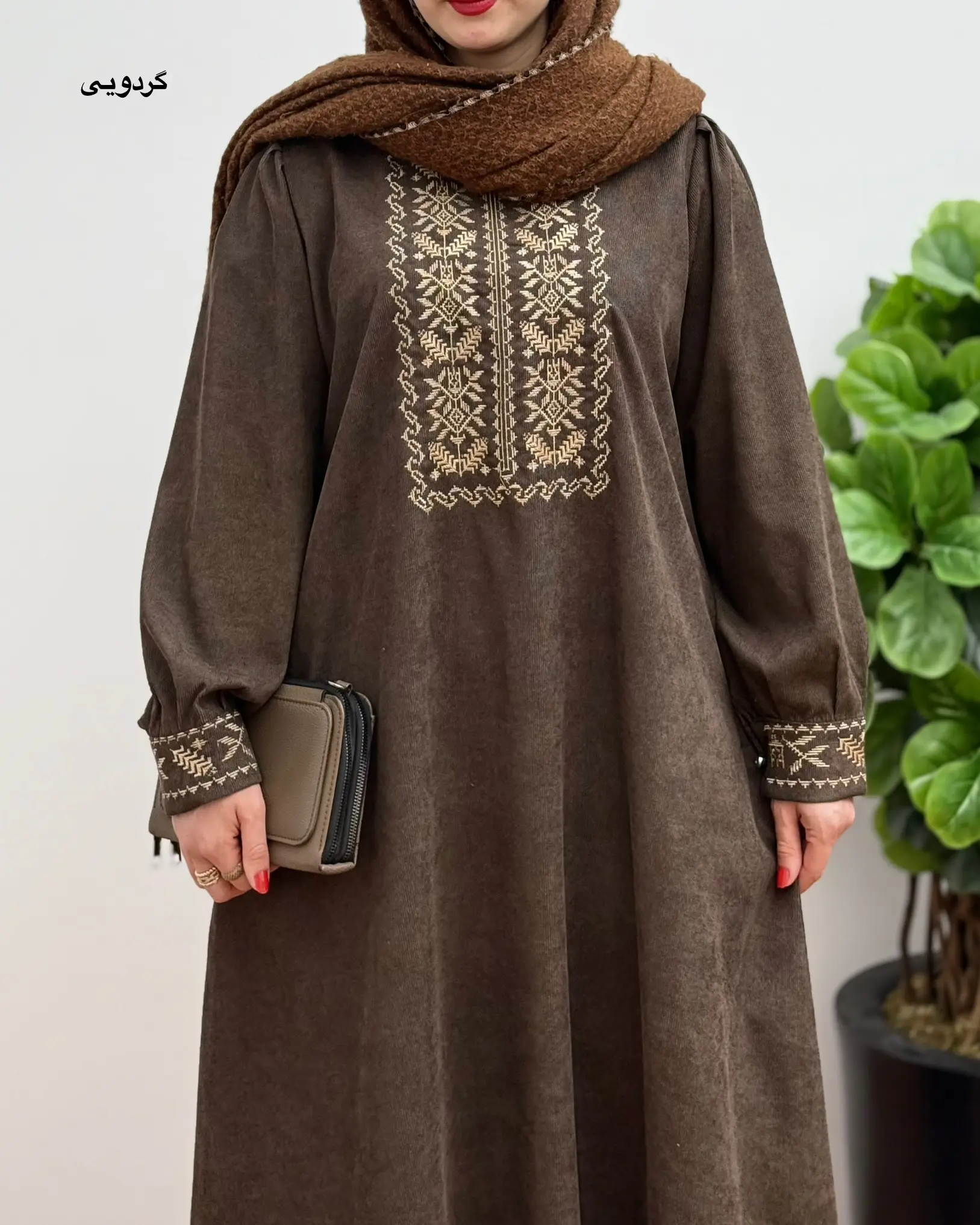 پیراهن مانتویی مزونی ترگل ۱