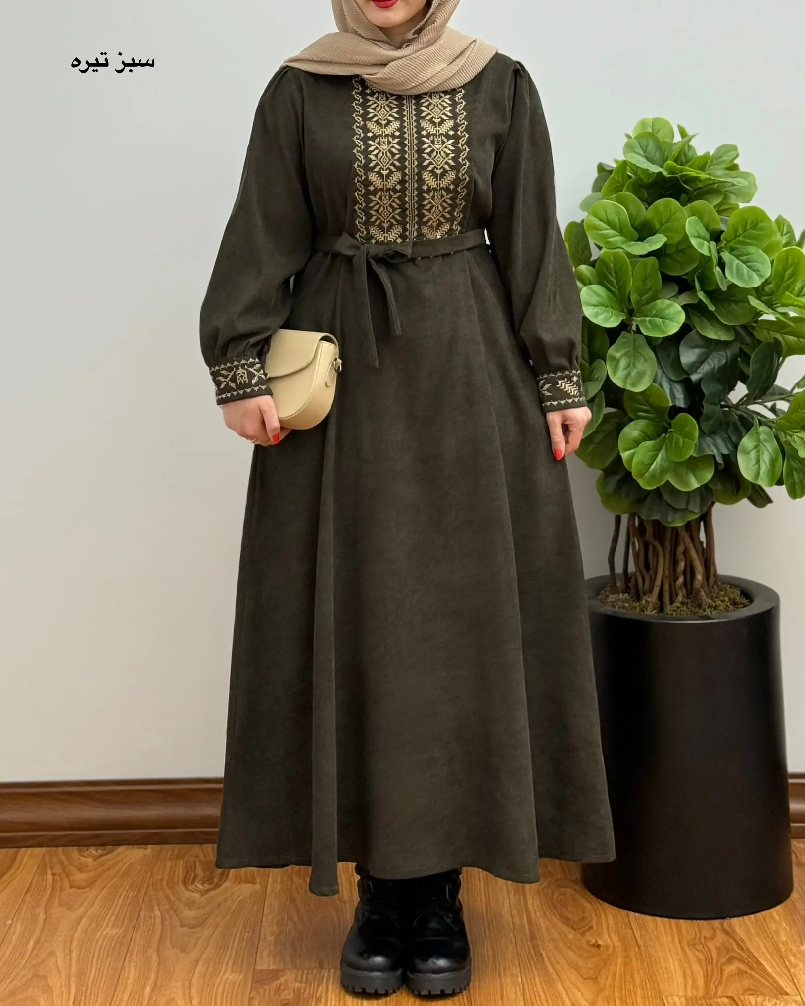 پیراهن مانتویی مزونی ترگل ۱