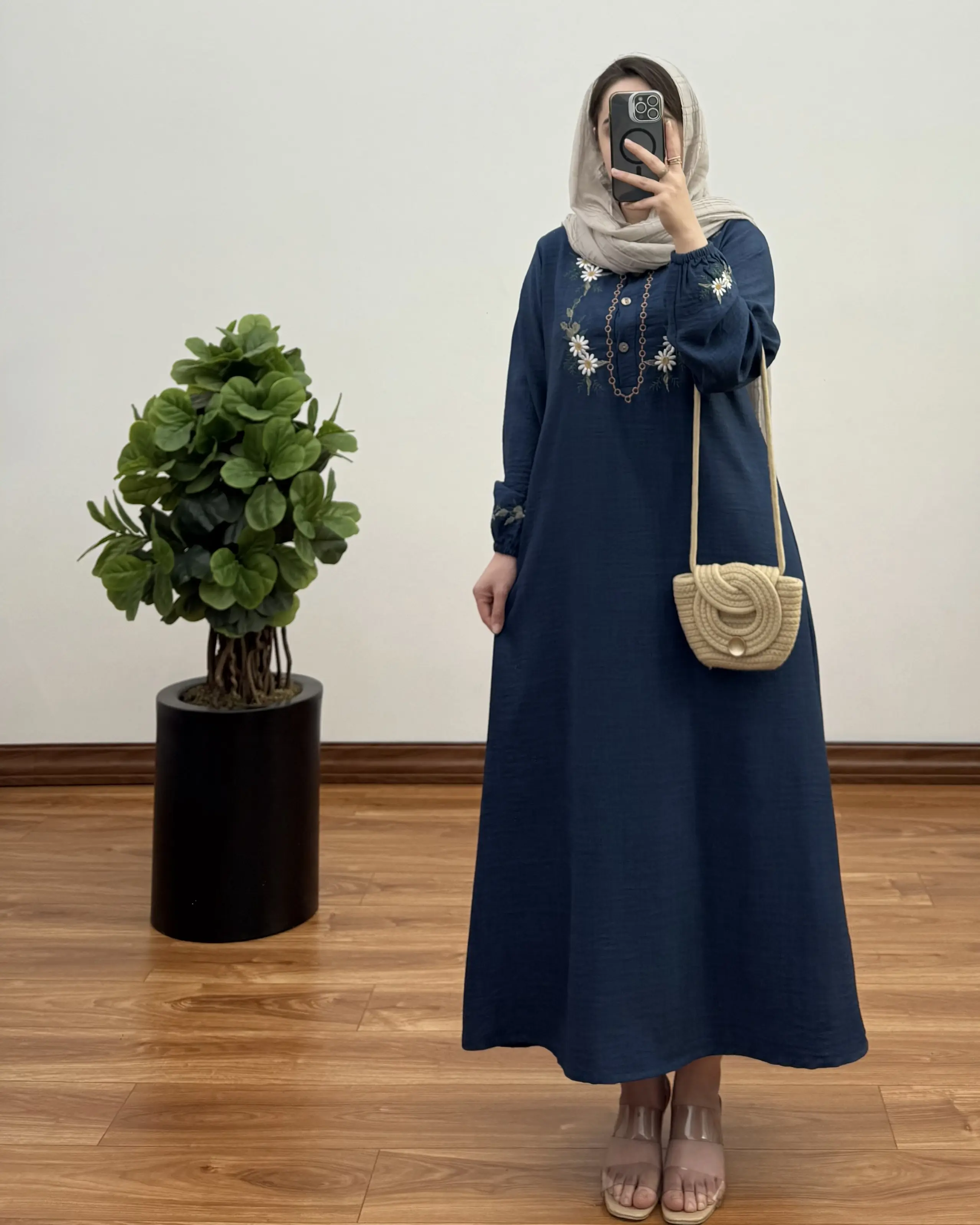 مانتو زنانه شانتون مدل شهربانو طرح گل