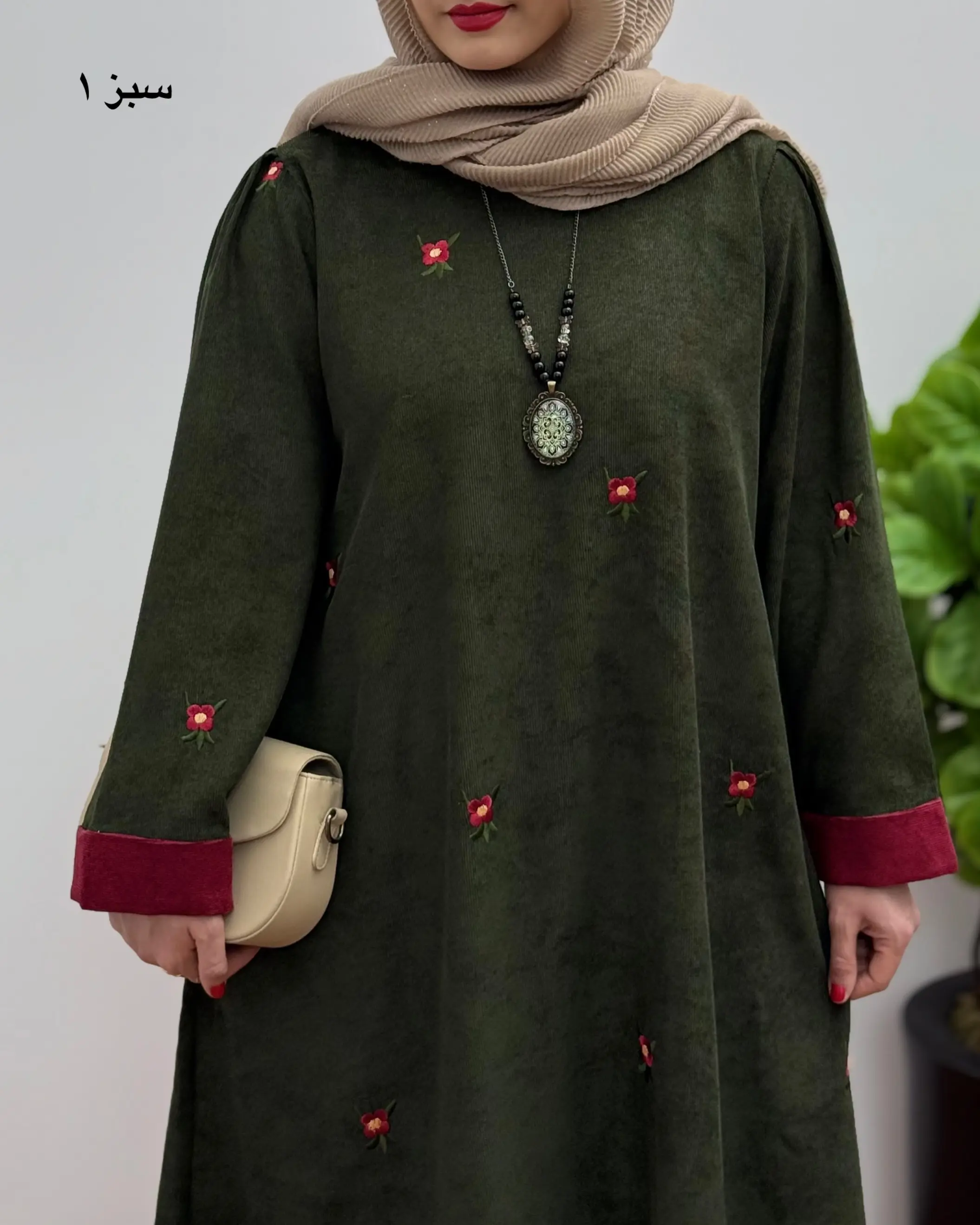 پیراهن مانتویی تبسم