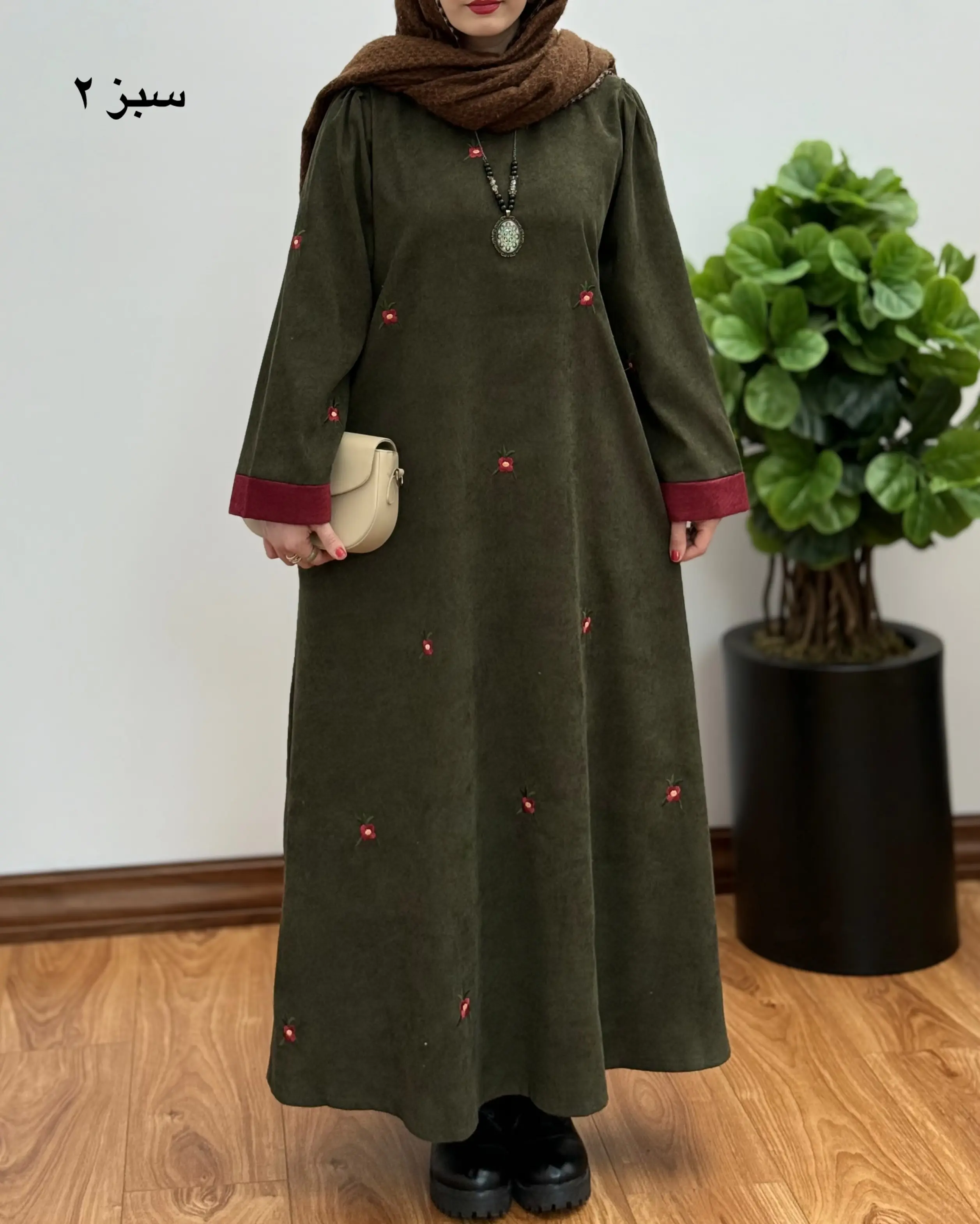 پیراهن مانتویی تبسم