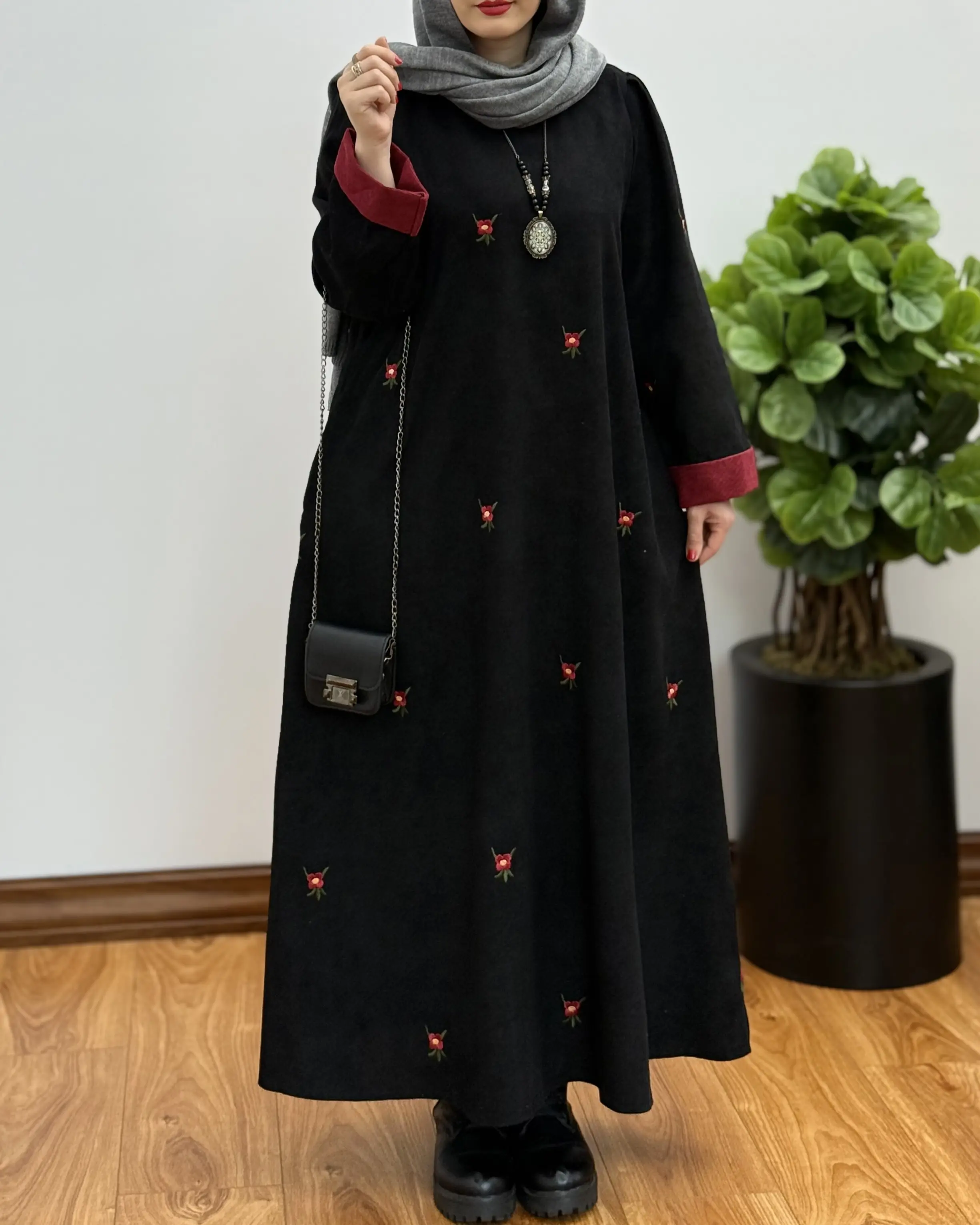 پیراهن مانتویی تبسم