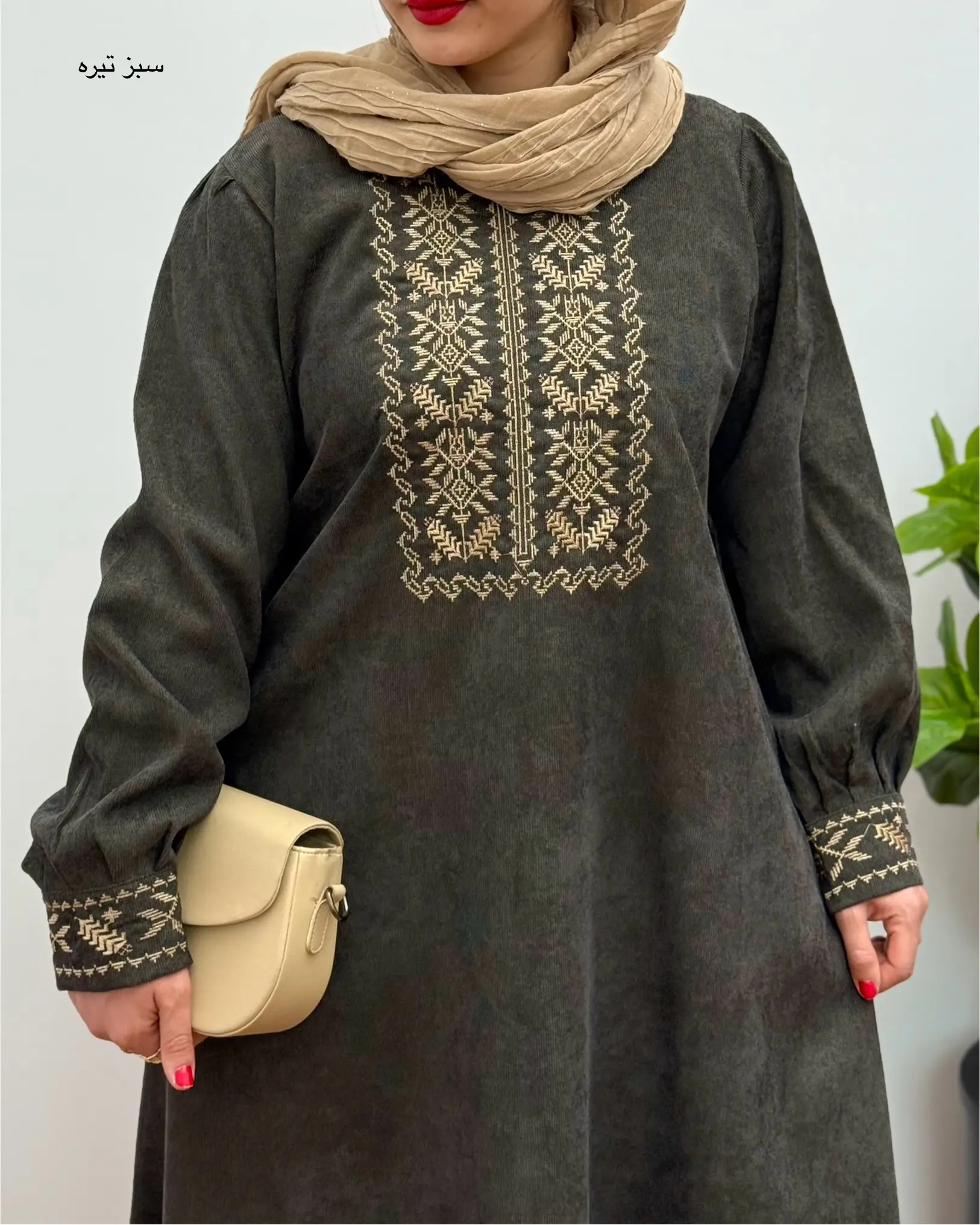 پیراهن مانتویی مزونی ترگل