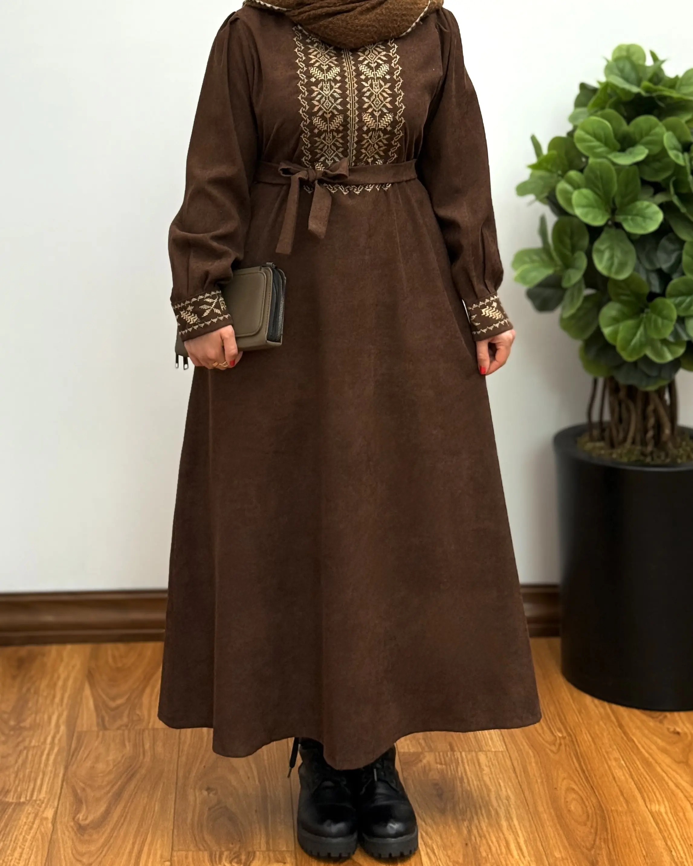 پیراهن مانتویی مزونی ترگل