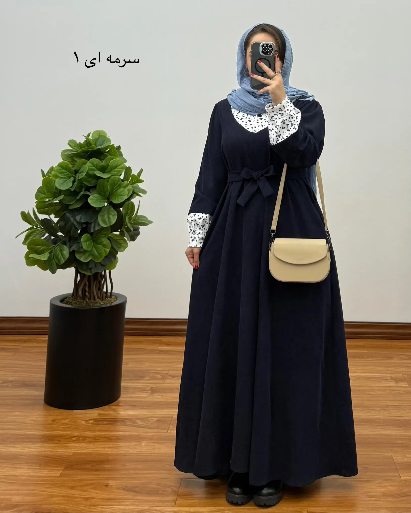 پیراهن مانتویی سوپر کلوش مهرانه ۳