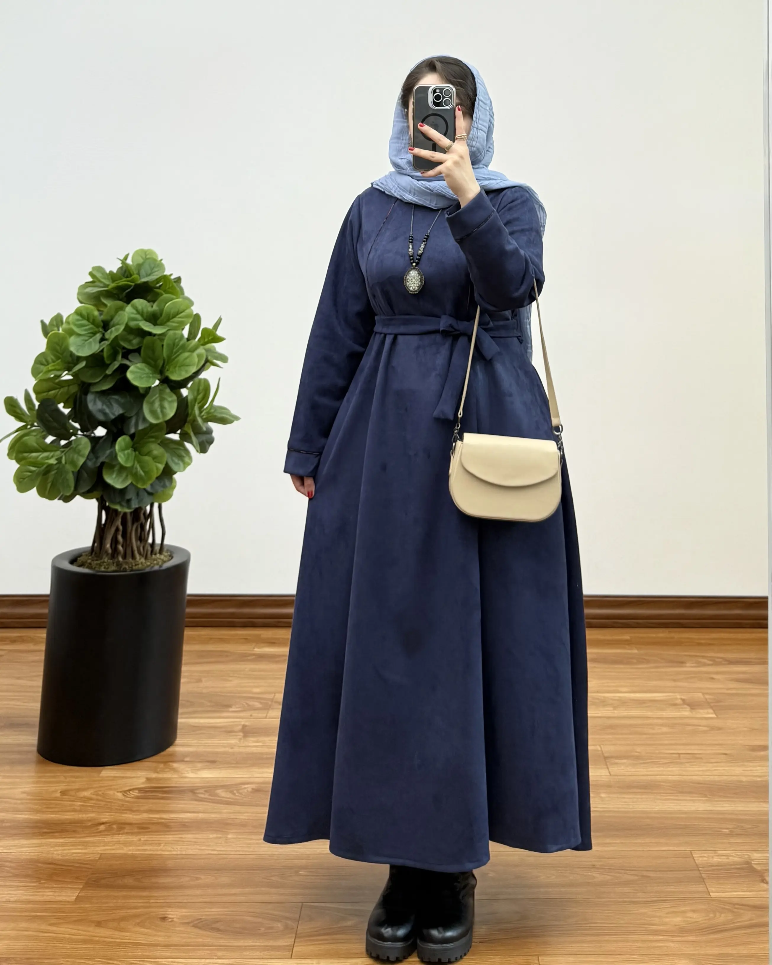 پیراهن مانتویی سوپر کلوش سوییت