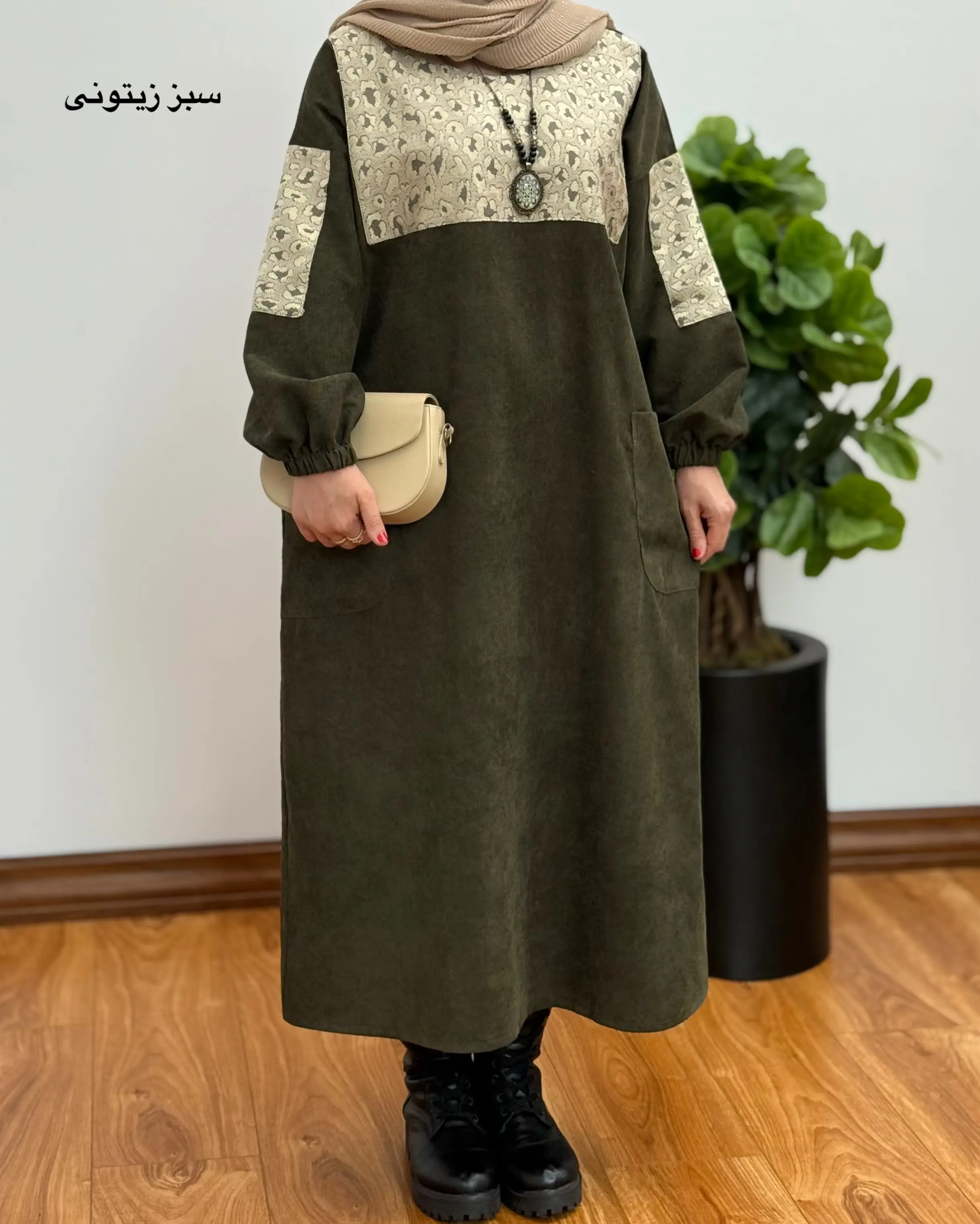 پیراهن مانتویی مزونی نازگل