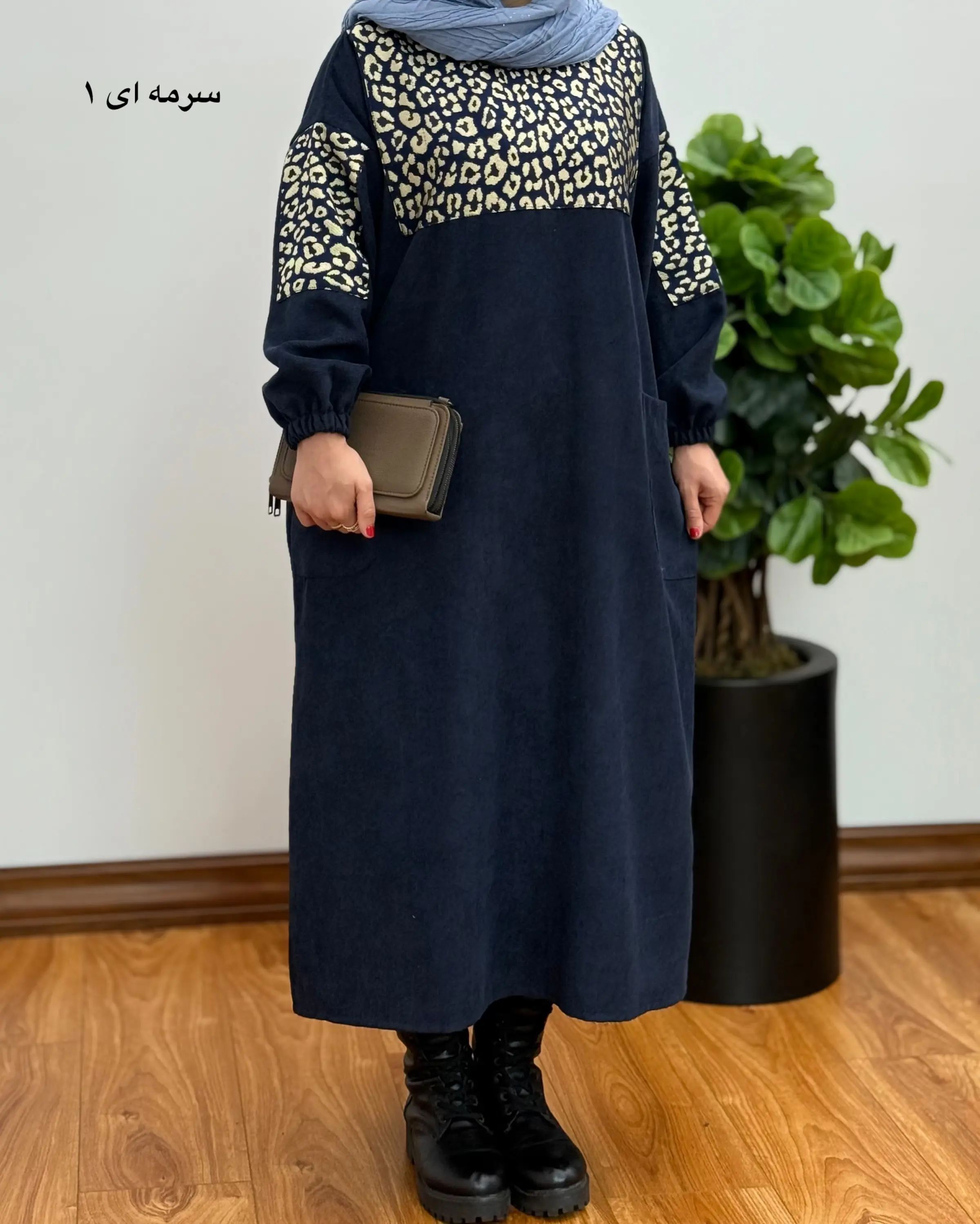 پیراهن مانتویی مزونی نازگل